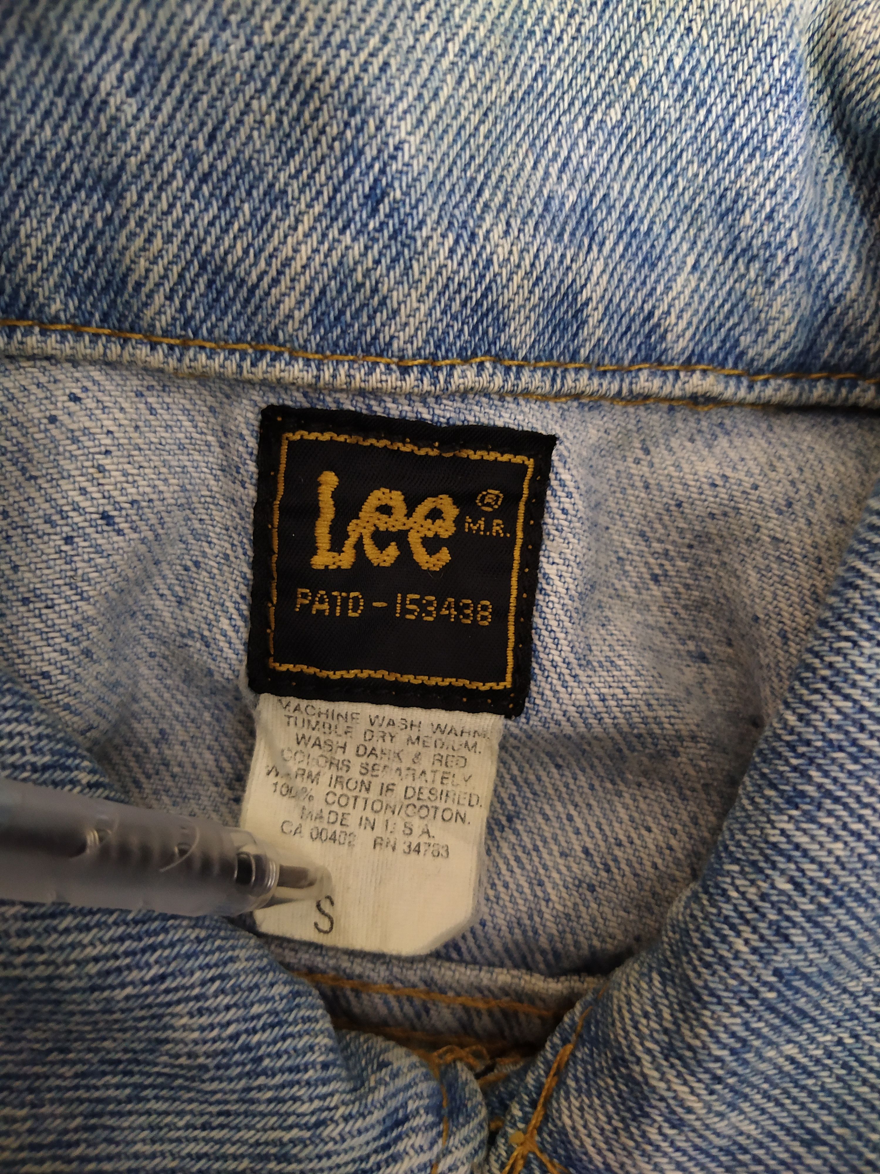 Lee 80/90s LEE USA TRUCKER DENIM (B655) Size US M / EU 48-50 / 2 - 7 Thumbnail