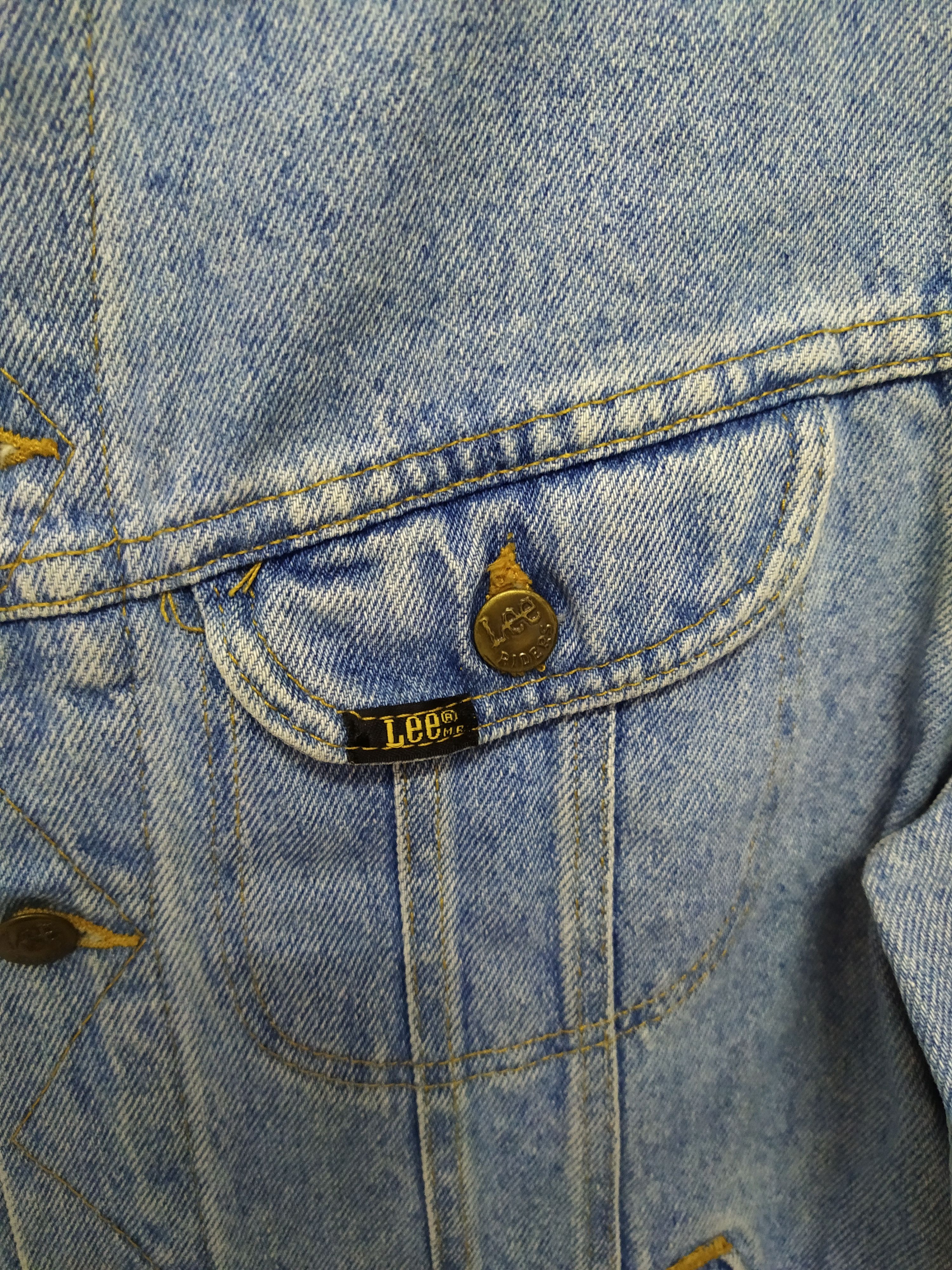 Lee 80/90s LEE USA TRUCKER DENIM (B655) Size US M / EU 48-50 / 2 - 3 Thumbnail