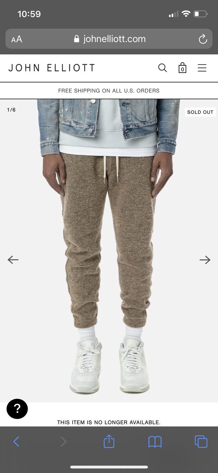 John elliott ebisu online sweatpants