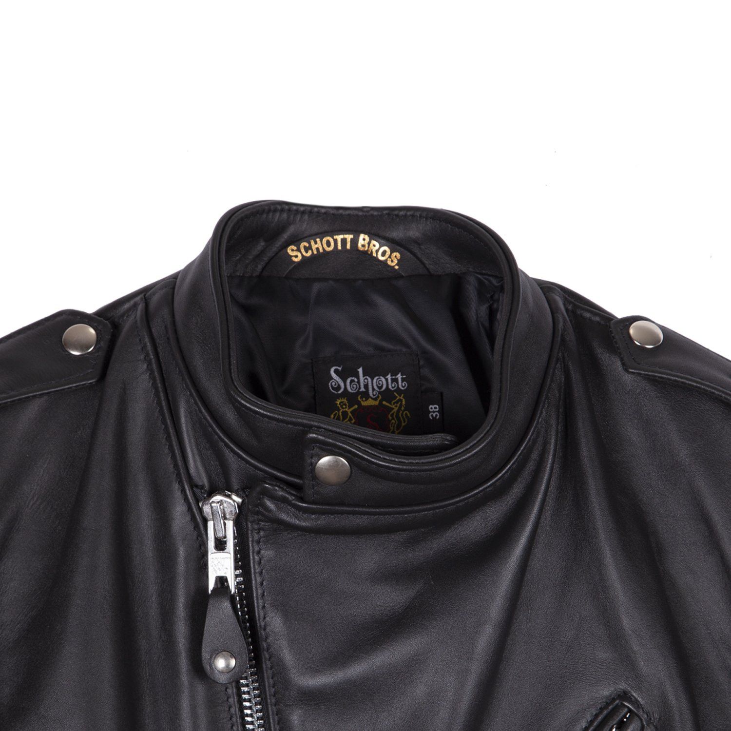 Schott NEW 603 Cafecto sz 40(US) Steerhide Onestar jacket Size US M / EU 48-50 / 2 - 5 Thumbnail