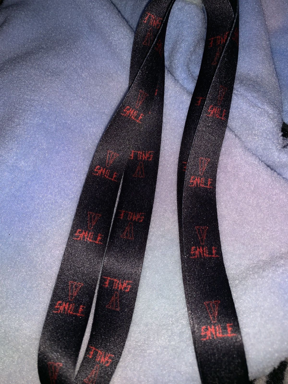 Vlone selling Juice WRLD lanyard