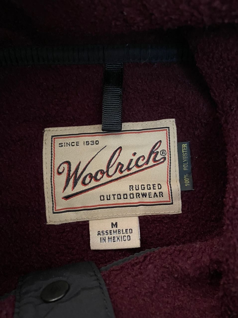 Japanese Brand × Woolrich Woolen Mills Vintage Woolrich Half Button Up Fleece Jacket Size US S / EU 44-46 / 1 - 9 Thumbnail