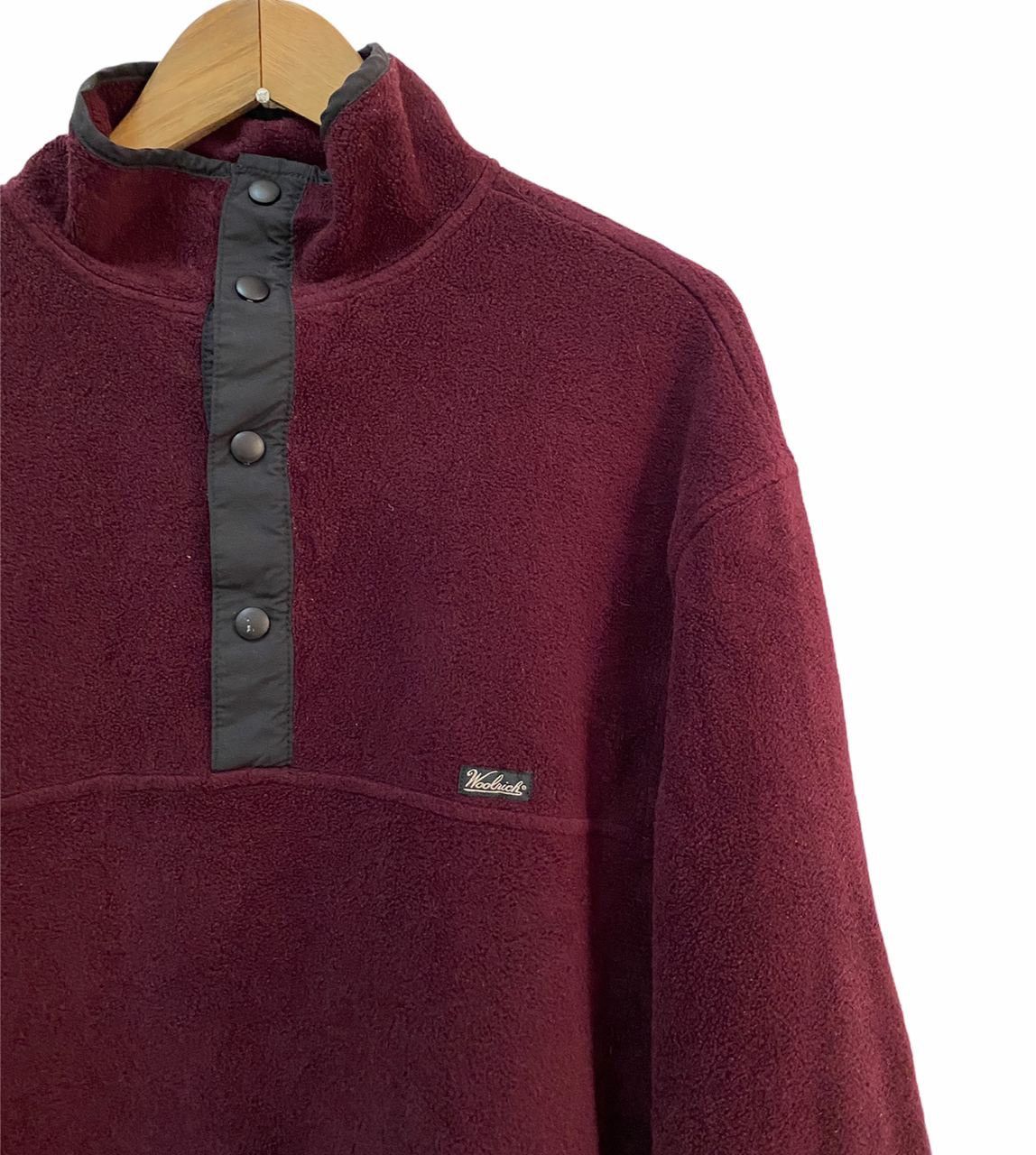 Japanese Brand × Woolrich Woolen Mills Vintage Woolrich Half Button Up Fleece Jacket Size US S / EU 44-46 / 1 - 3 Thumbnail