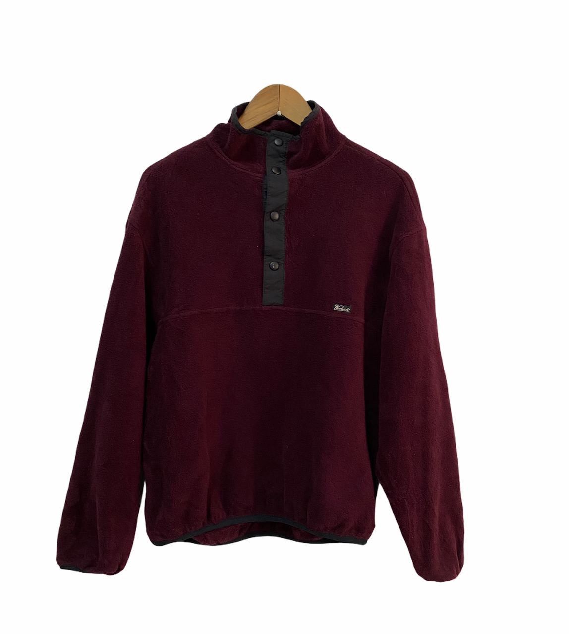Japanese Brand × Woolrich Woolen Mills Vintage Woolrich Half Button Up Fleece Jacket Size US S / EU 44-46 / 1 - 4 Thumbnail