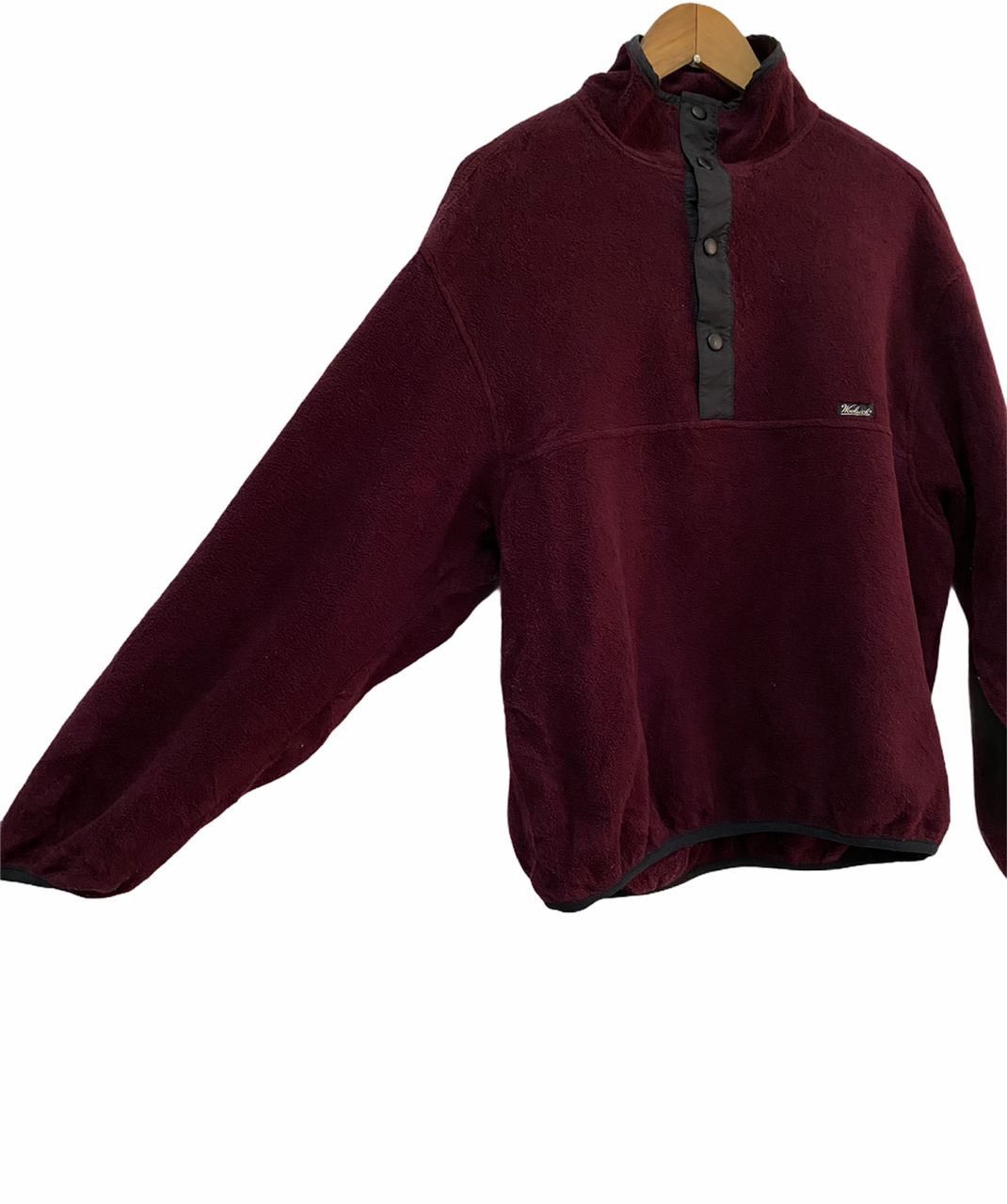 Japanese Brand × Woolrich Woolen Mills Vintage Woolrich Half Button Up Fleece Jacket Size US S / EU 44-46 / 1 - 6 Thumbnail