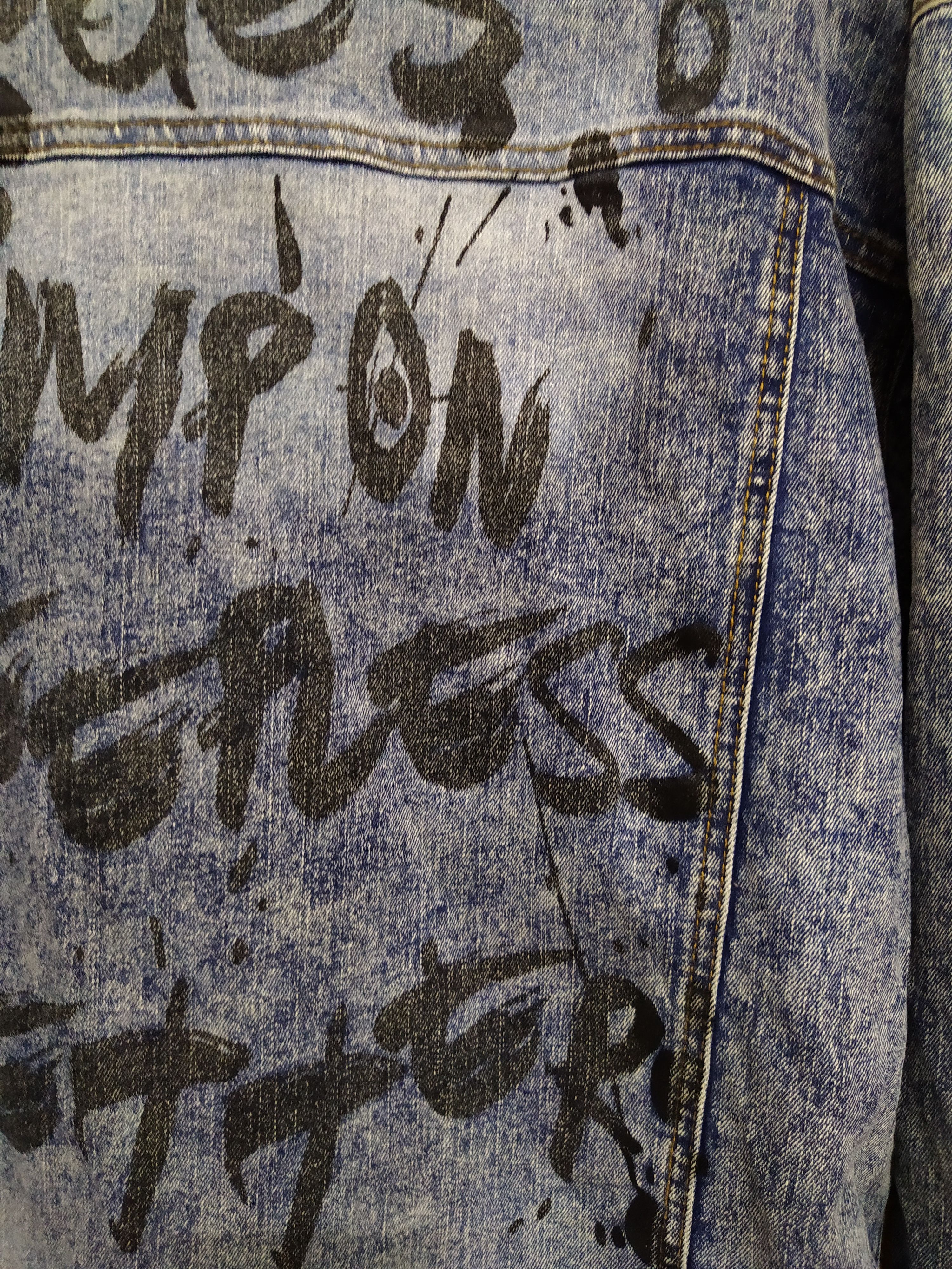 In The Attic IN THE ATTIC PUNK DENIM JACKET (B663) Size US XL / EU 56 / 4 - 2 Thumbnail