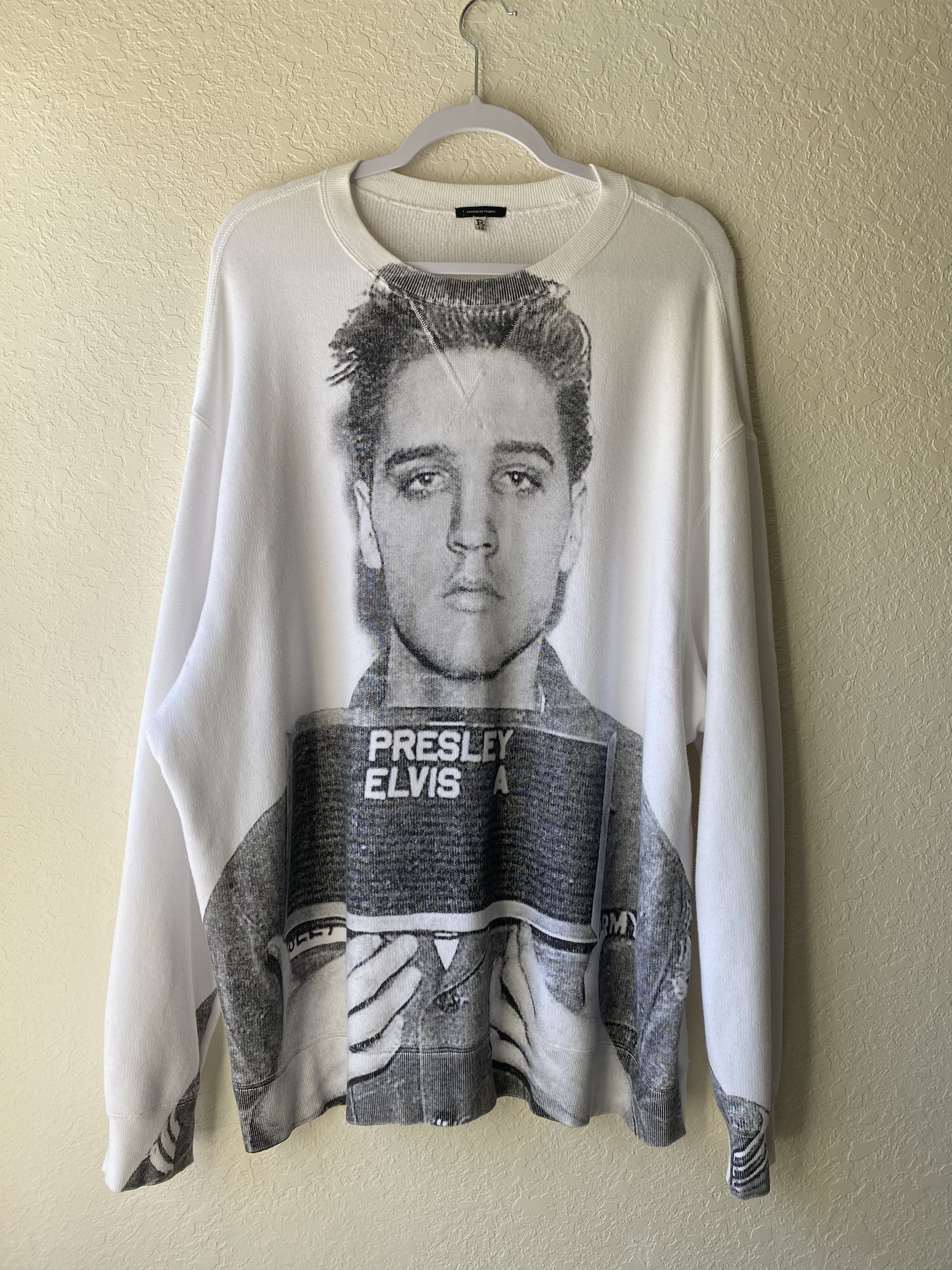 R13 R13 Elvis print sweatshirt Great quality Collection piece