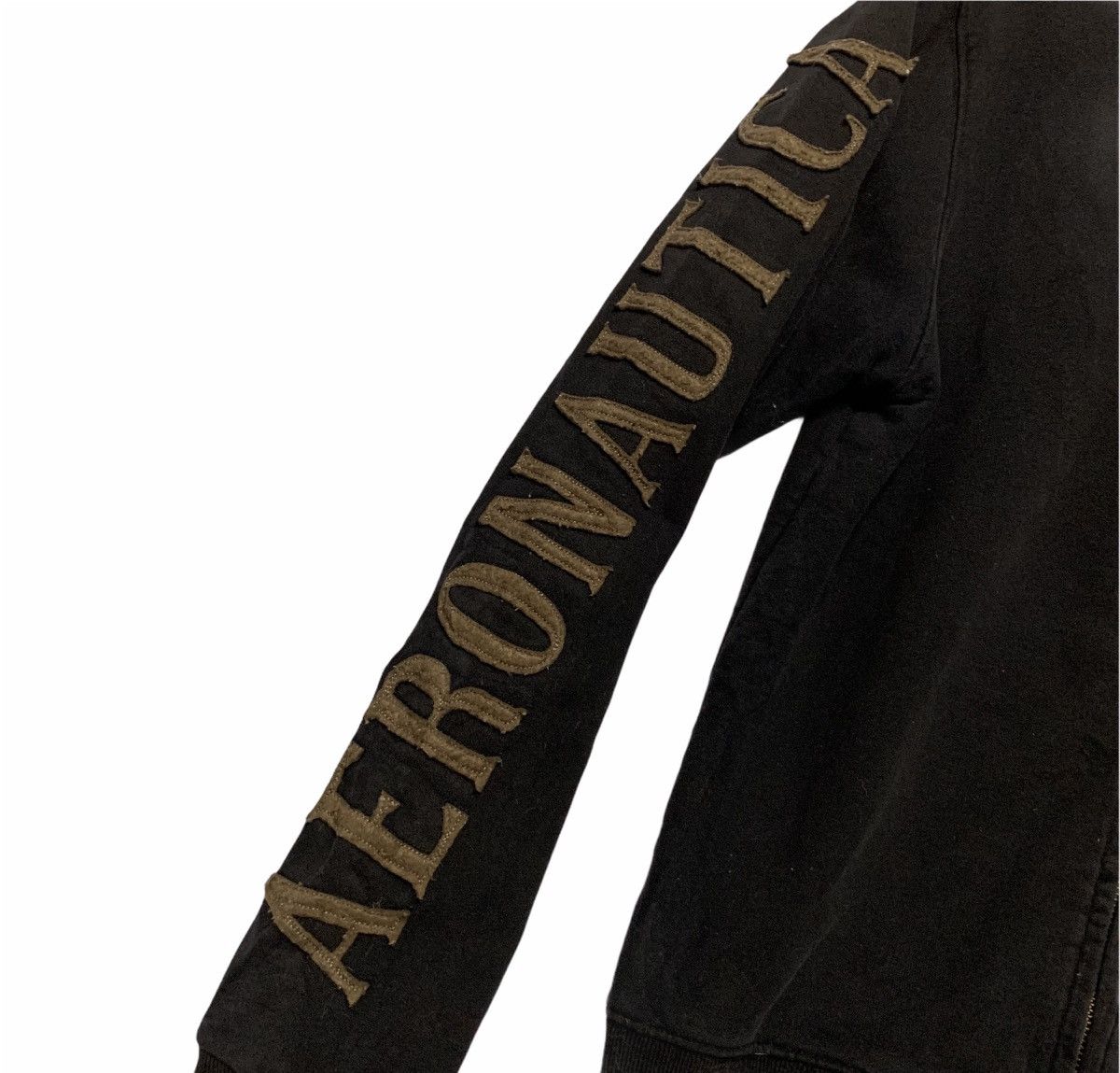 Aeronautica Militare × Designer Aeronautica Militare Spell Out Sweater Zip Ups Jacket Size US S / EU 44-46 / 1 - 4 Thumbnail