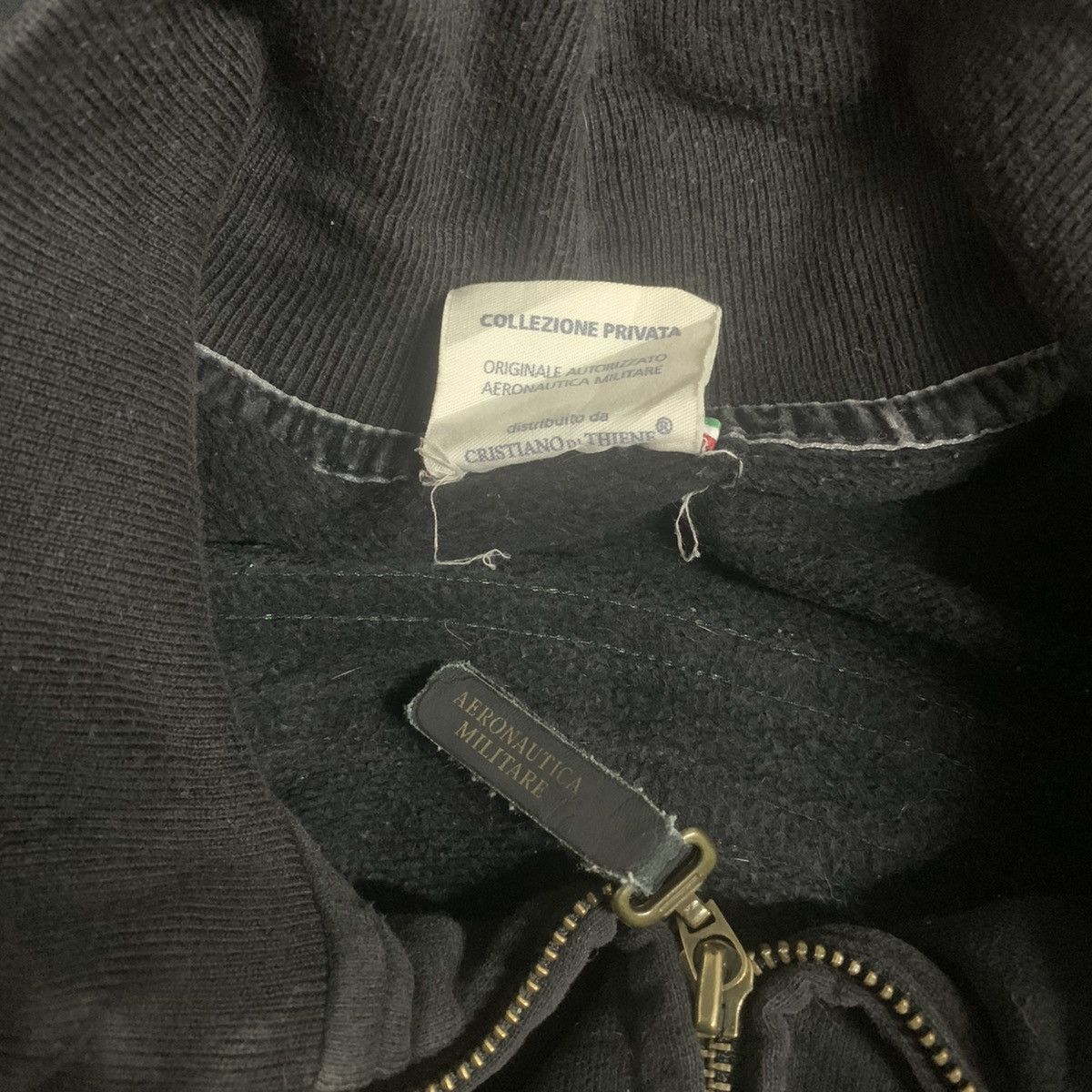 Aeronautica Militare × Designer Aeronautica Militare Spell Out Sweater Zip Ups Jacket Size US S / EU 44-46 / 1 - 12 Thumbnail