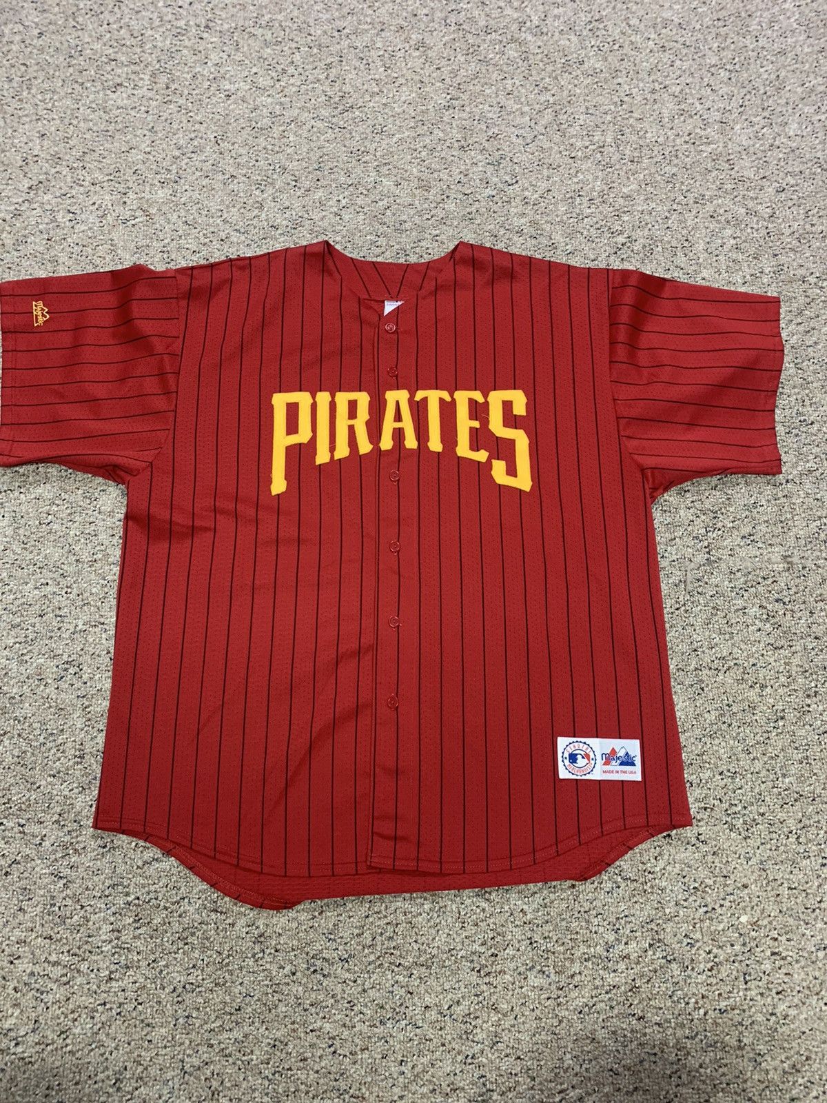 Pittsburgh Pirates One Piece Baseball Jersey Red - Scesy