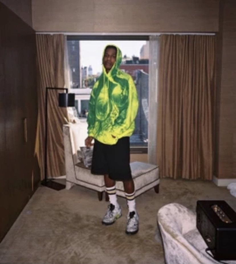 Asap Rocky × Designer × Streetwear 85 Eldridge Neon Green Shark Hoodie |  Grailed