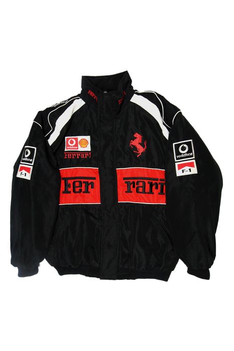 Marlboro Vintage Ferrari Marlboro F1 puffer racing jacket | Grailed