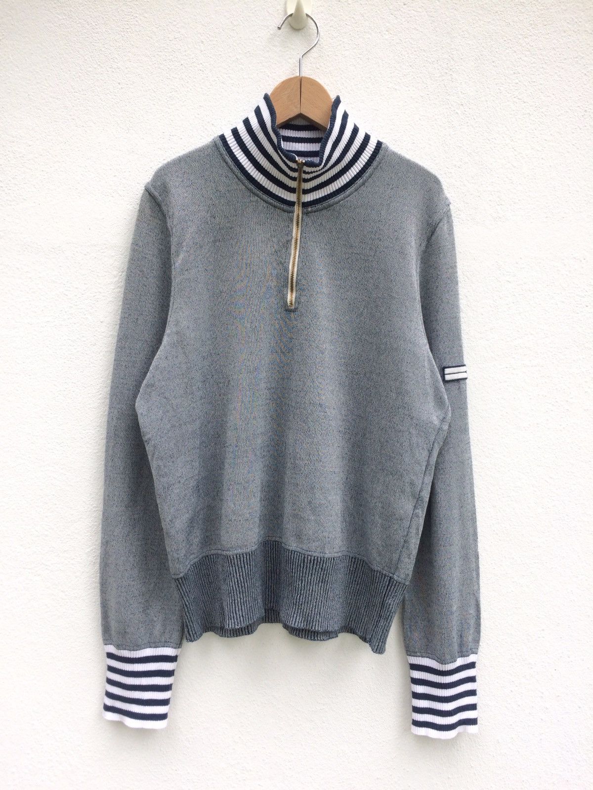Stone Island Zip Up Sweater