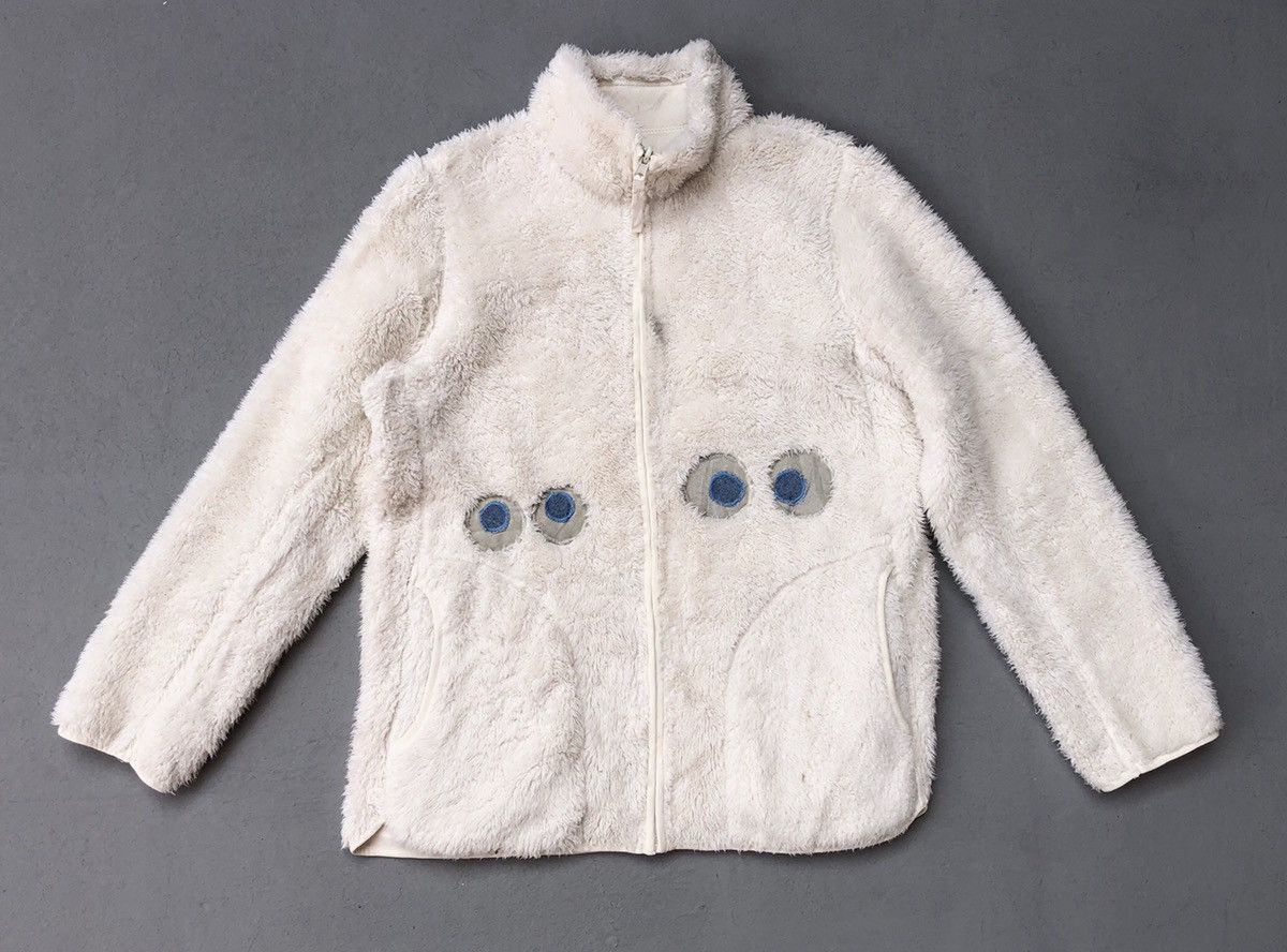Cartoon Network Uniqlo Smileys Mohair Fleece Reversible Jacket Size US S / EU 44-46 / 1 - 2 Thumbnail