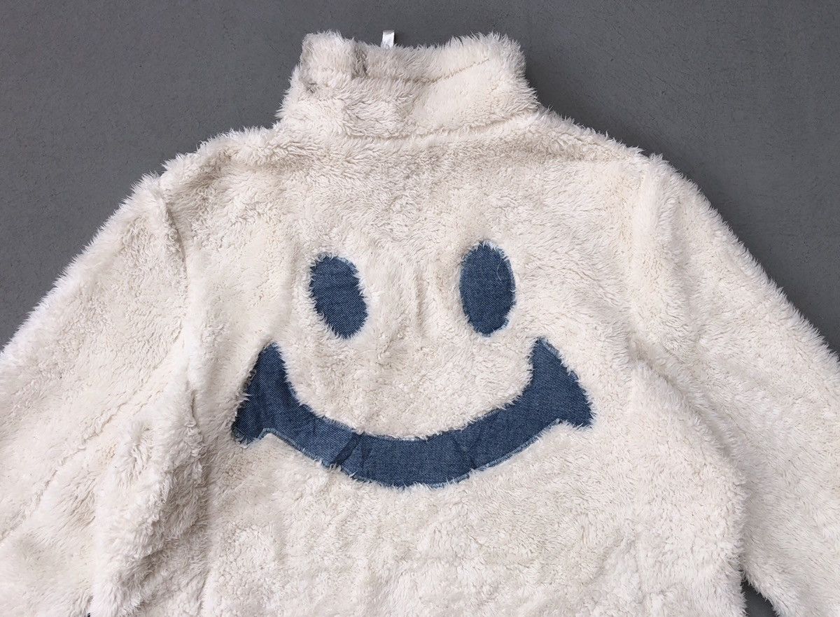 Cartoon Network Uniqlo Smileys Mohair Fleece Reversible Jacket Size US S / EU 44-46 / 1 - 8 Thumbnail