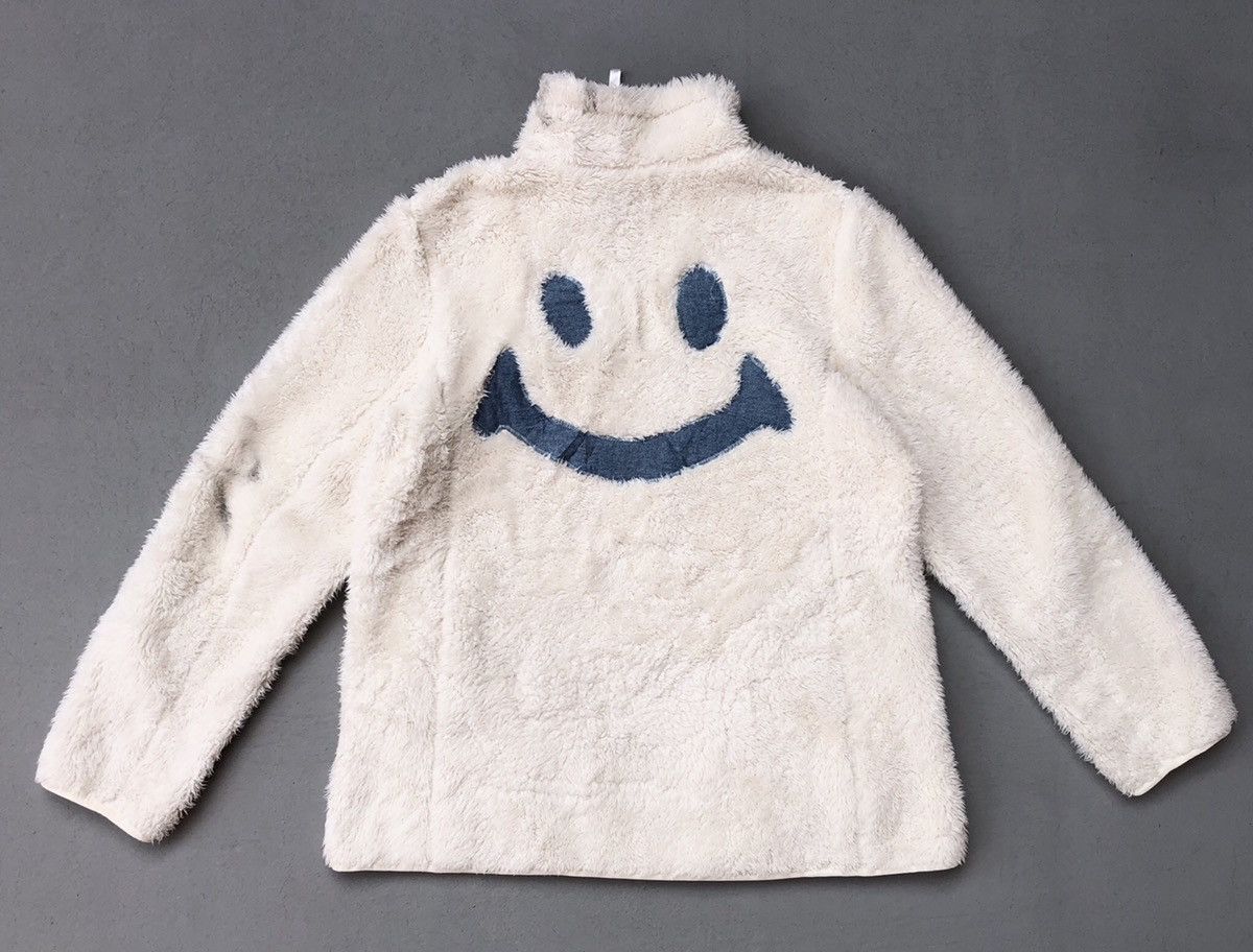 Cartoon Network Uniqlo Smileys Mohair Fleece Reversible Jacket Size US S / EU 44-46 / 1 - 7 Thumbnail