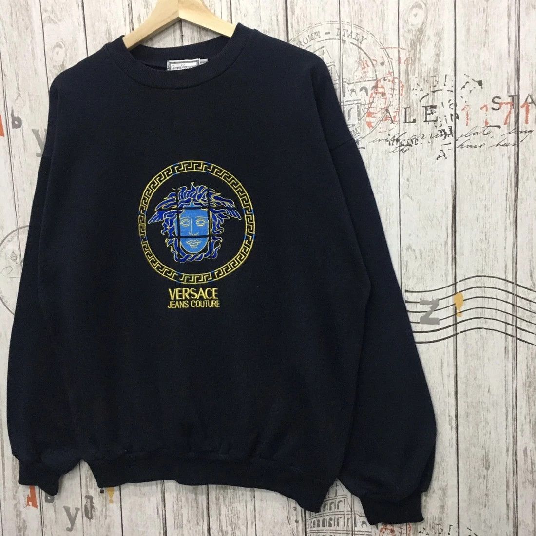 Gianni Valentino Rare Gianni Versace Medusa Embroidery Made In Italy Size US L / EU 52-54 / 3 - 6 Thumbnail