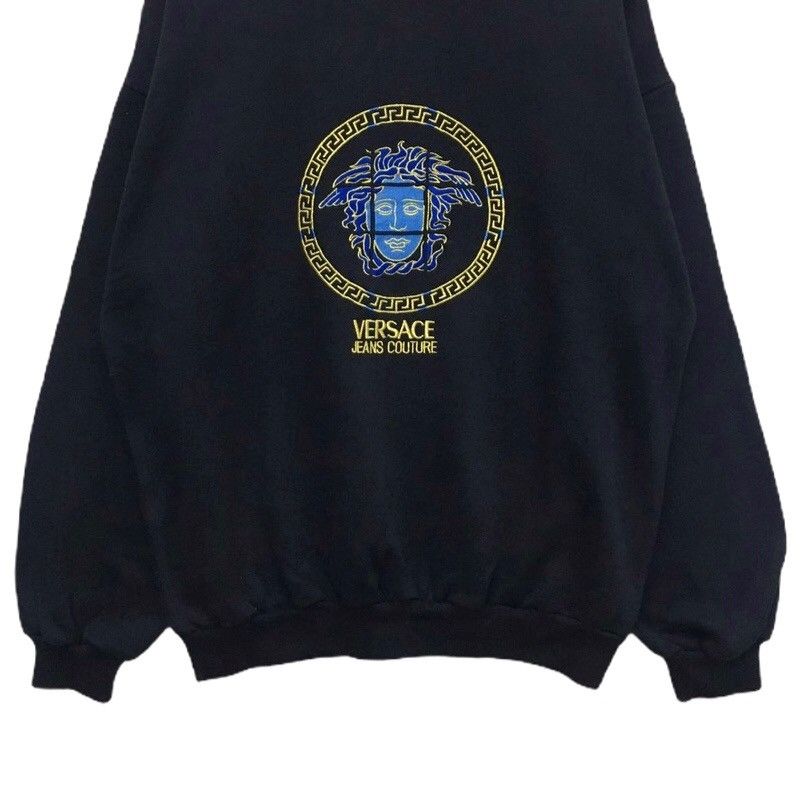 Gianni Valentino Rare Gianni Versace Medusa Embroidery Made In Italy Size US L / EU 52-54 / 3 - 3 Thumbnail