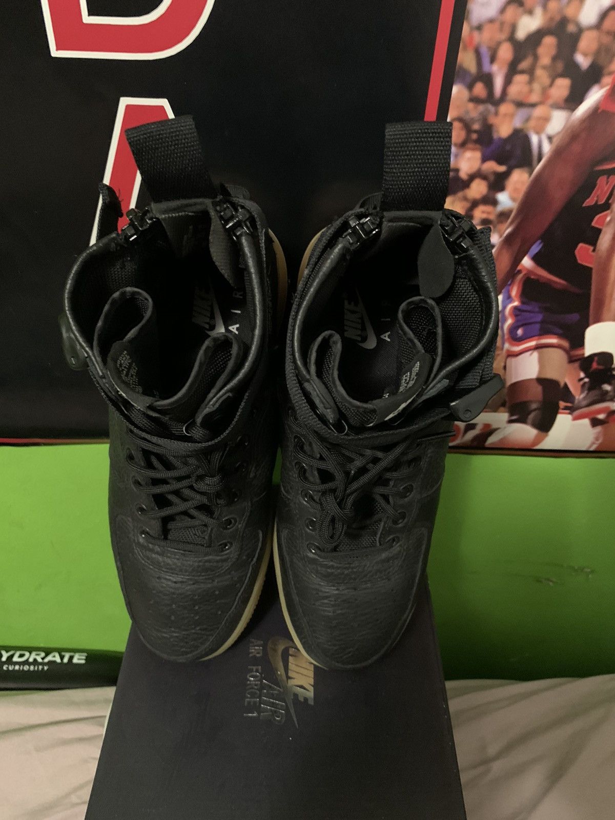 Nike Nike SF Air Force 1 Mid Black-Gum Size US 9 / EU 42 - 6 Thumbnail