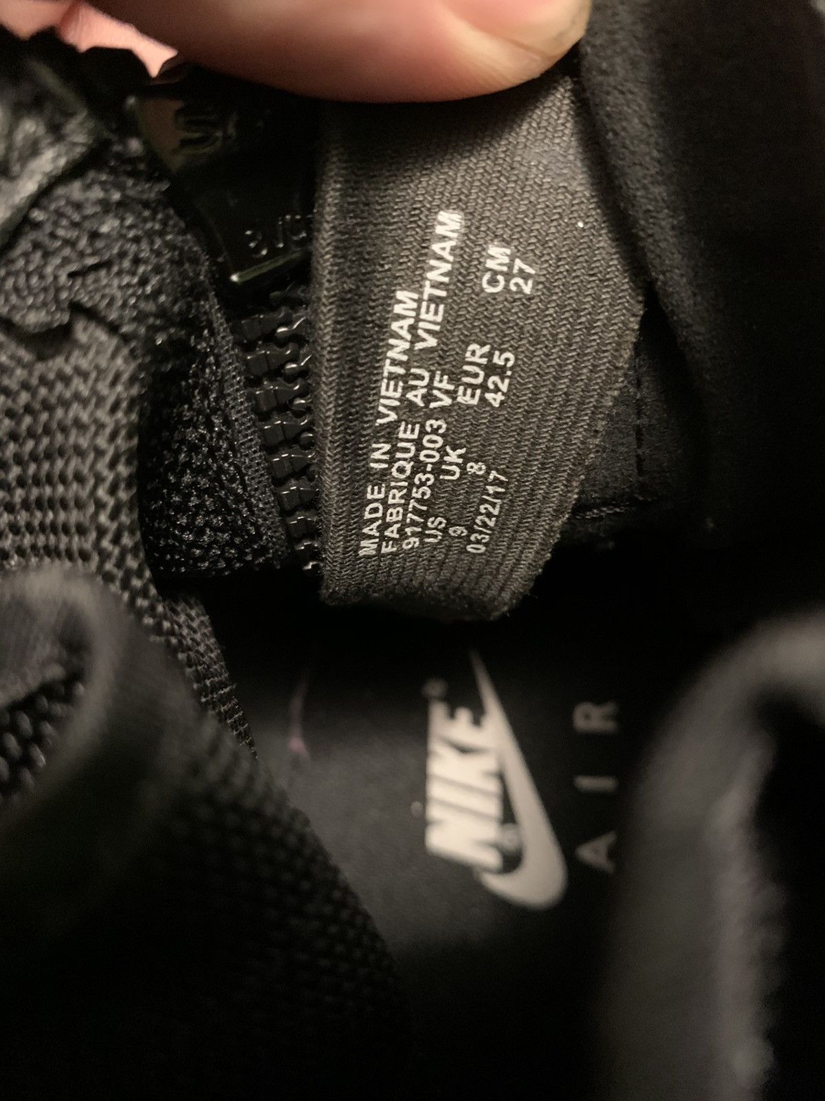 Nike Nike SF Air Force 1 Mid Black-Gum Size US 9 / EU 42 - 8 Thumbnail