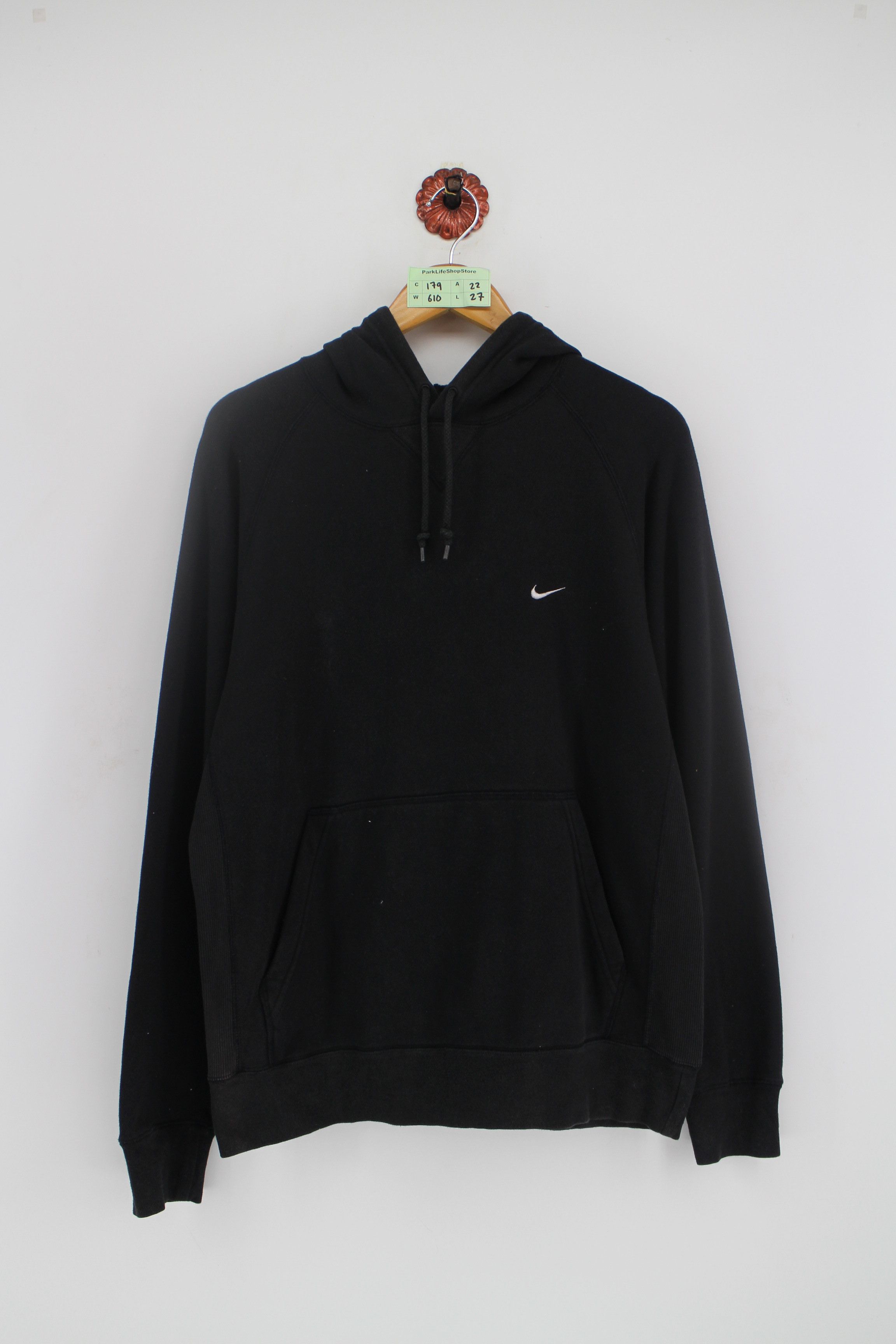Vintage 90s NIKE Swoosh Hoodie Sweatshirt Unisex Size L