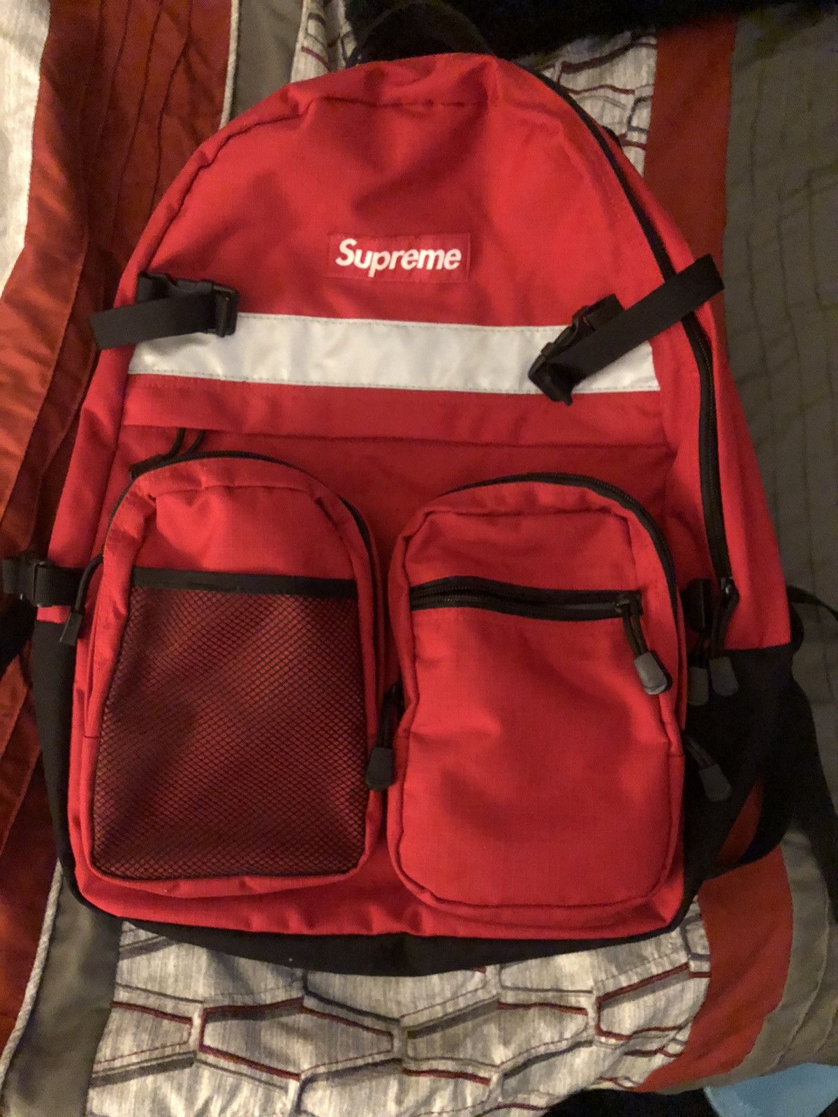 Supreme FW14 Hi-Vis Backpack 3M Cordura Bag Black | Grailed