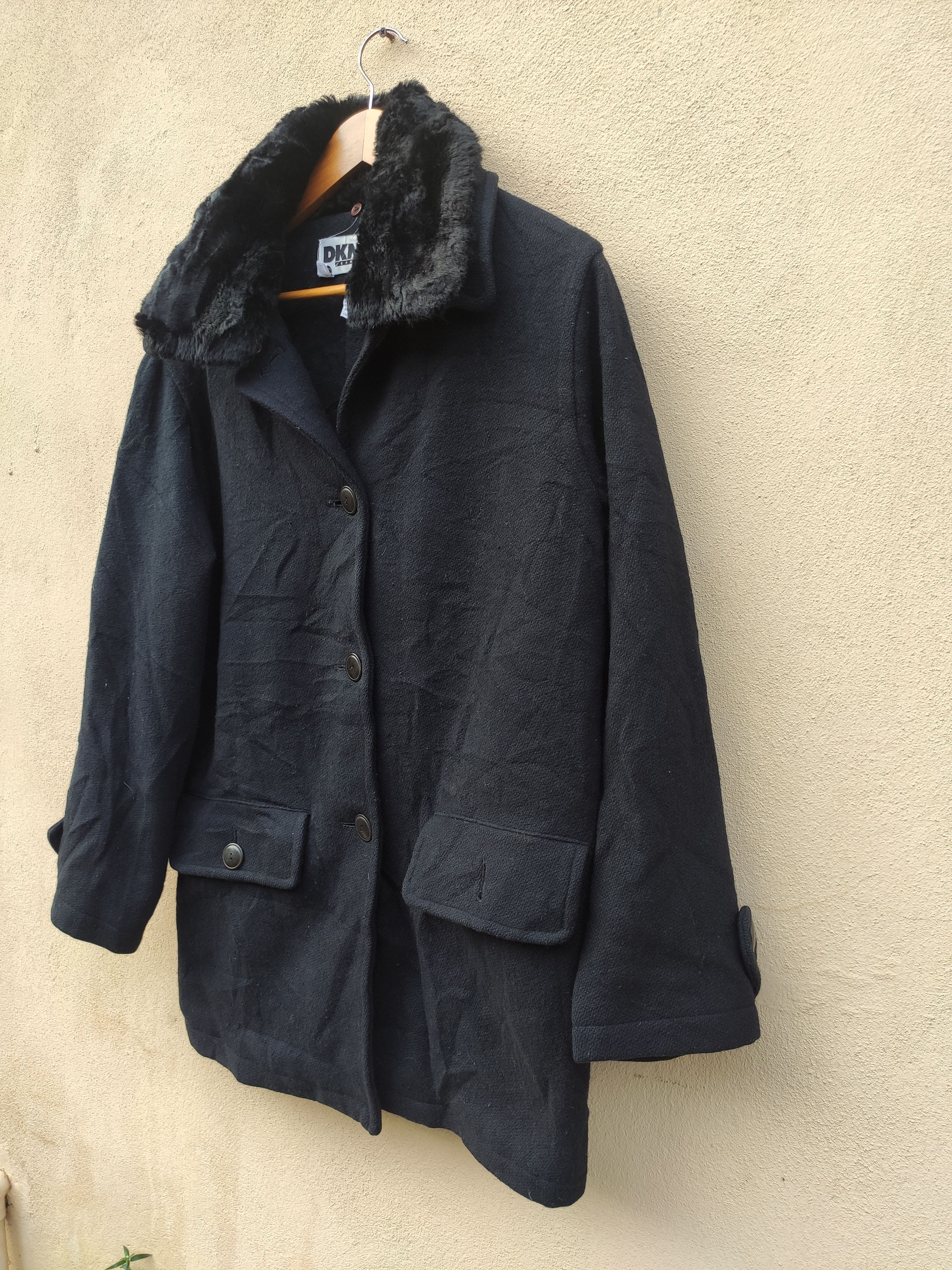 DKNY DKNY Jacket wool Donna Karan New York fur jacket Size US S / EU 44-46 / 1 - 4 Thumbnail