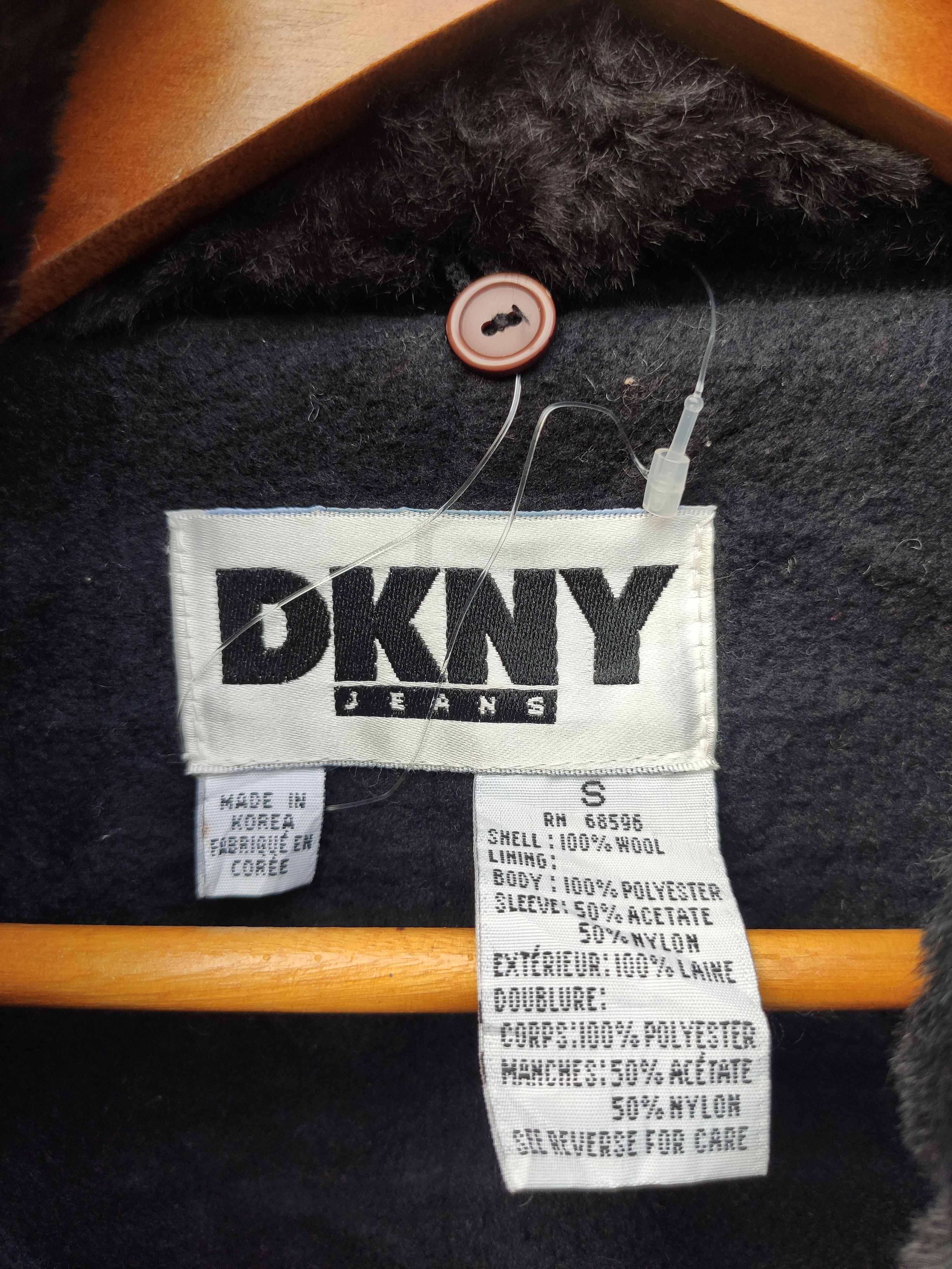 DKNY DKNY Jacket wool Donna Karan New York fur jacket Size US S / EU 44-46 / 1 - 7 Thumbnail