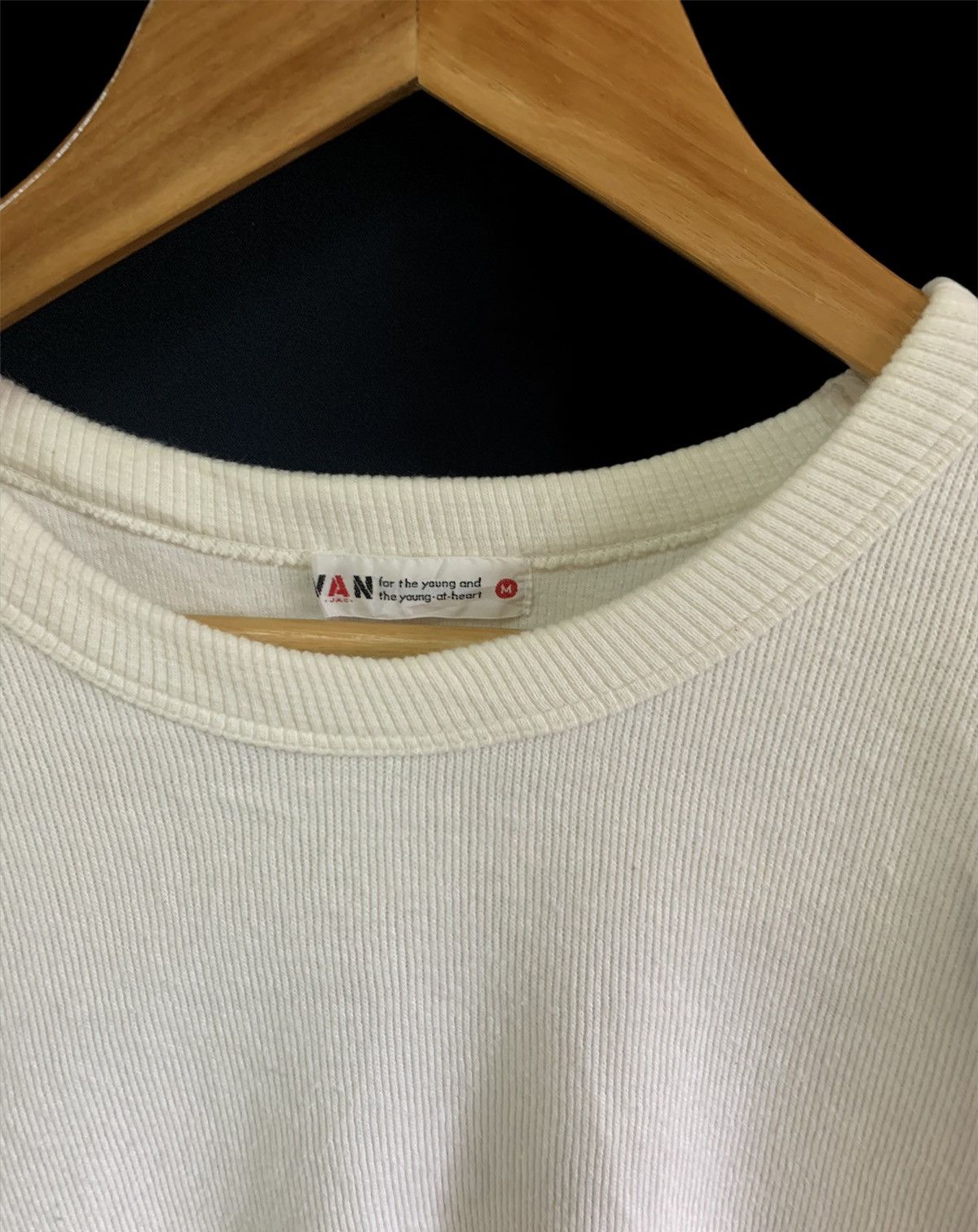Japanese Brand vintage van jac sweatshirt big logo spellout medium size Size US M / EU 48-50 / 2 - 3 Thumbnail
