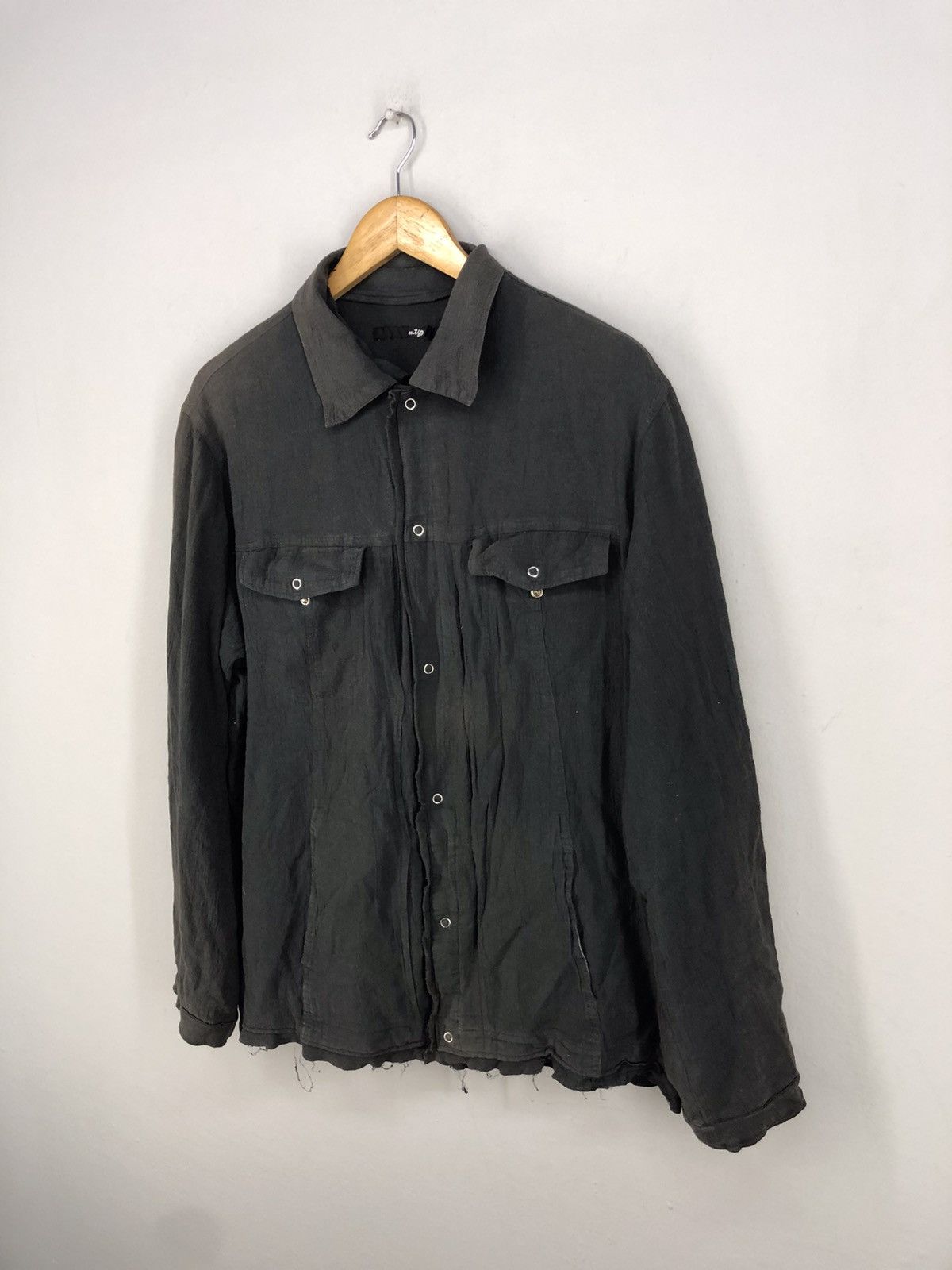 Japanese Brand × Montage 🔥MNTG MONTAGE WRINGKLE HYBRID LONG SLEEVE Size US L / EU 52-54 / 3 - 3 Thumbnail