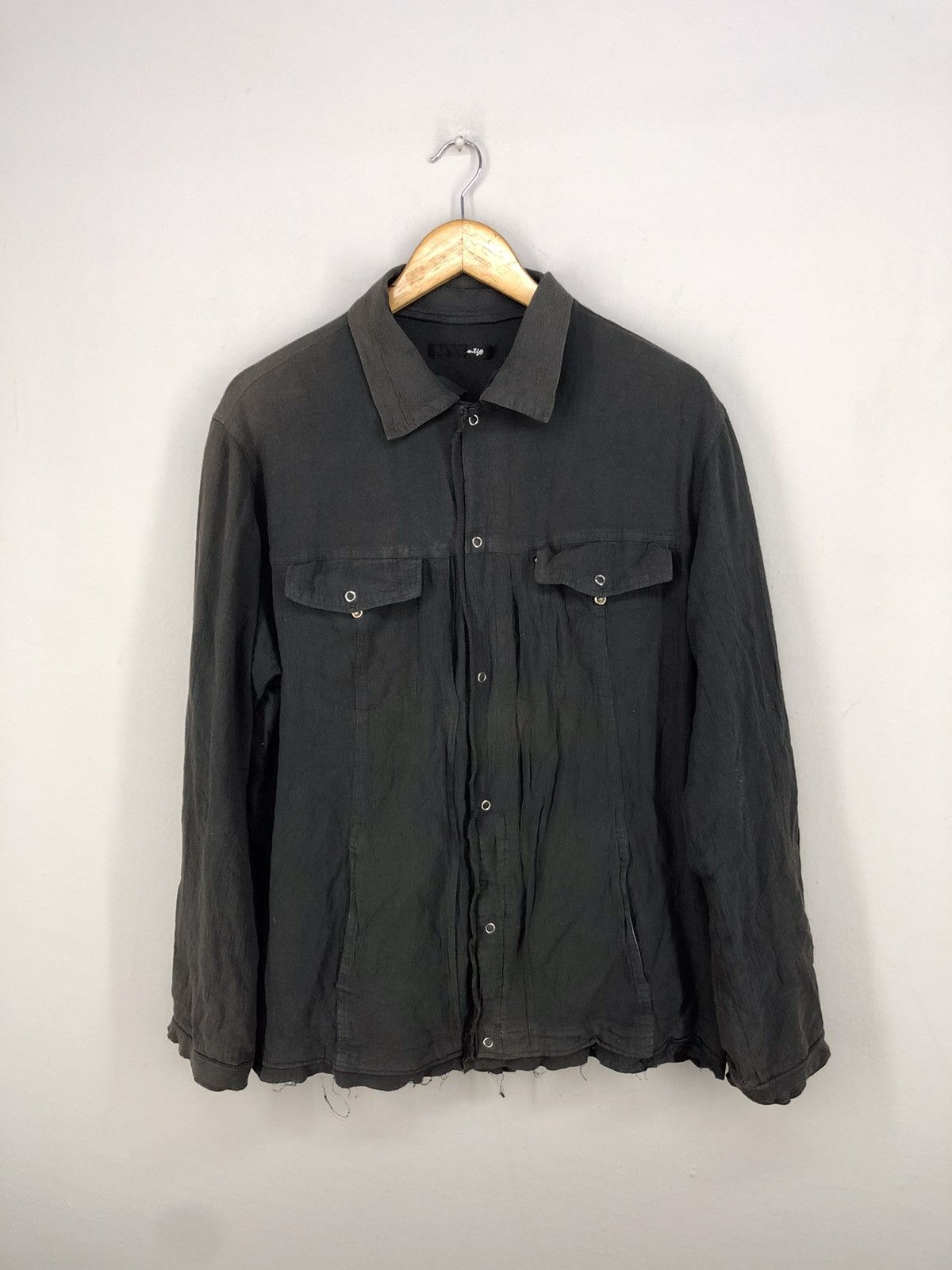 Japanese Brand × Montage 🔥MNTG MONTAGE WRINGKLE HYBRID LONG SLEEVE Size US L / EU 52-54 / 3 - 1 Thumbnail