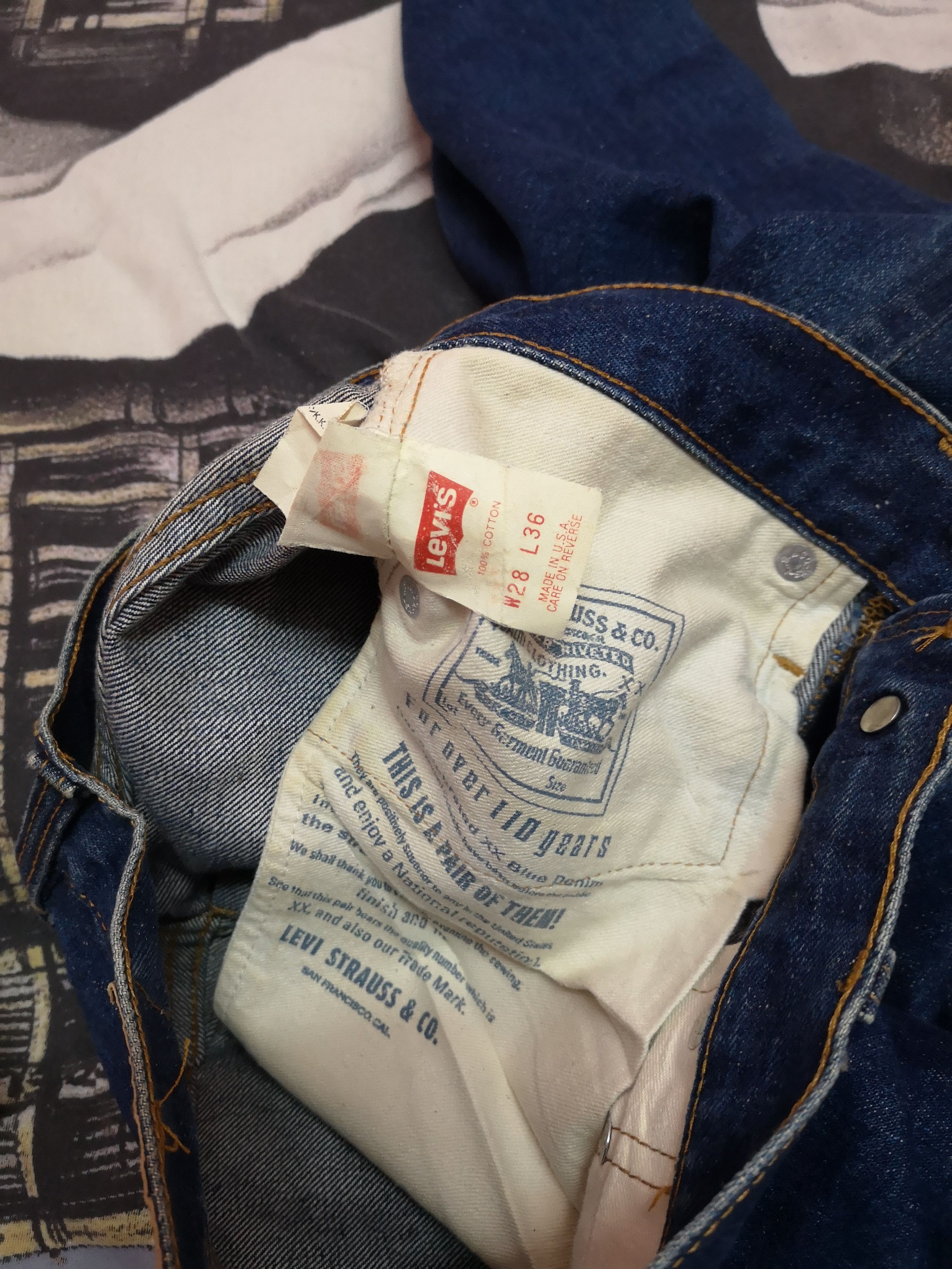 Levi's Vintage selvedge Levis 501 big E 80s | Grailed