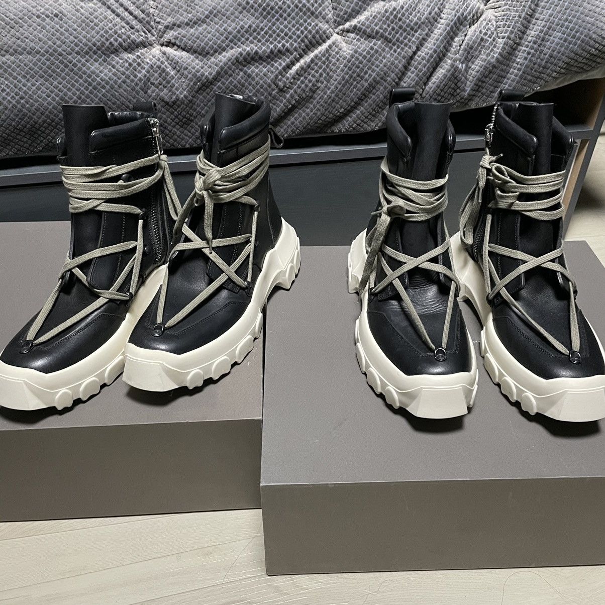 Rick Owens Rick Owens SS18 Dirt Tractor Hiking Boots Size US 7.5 / EU 40-41 - 6 Thumbnail