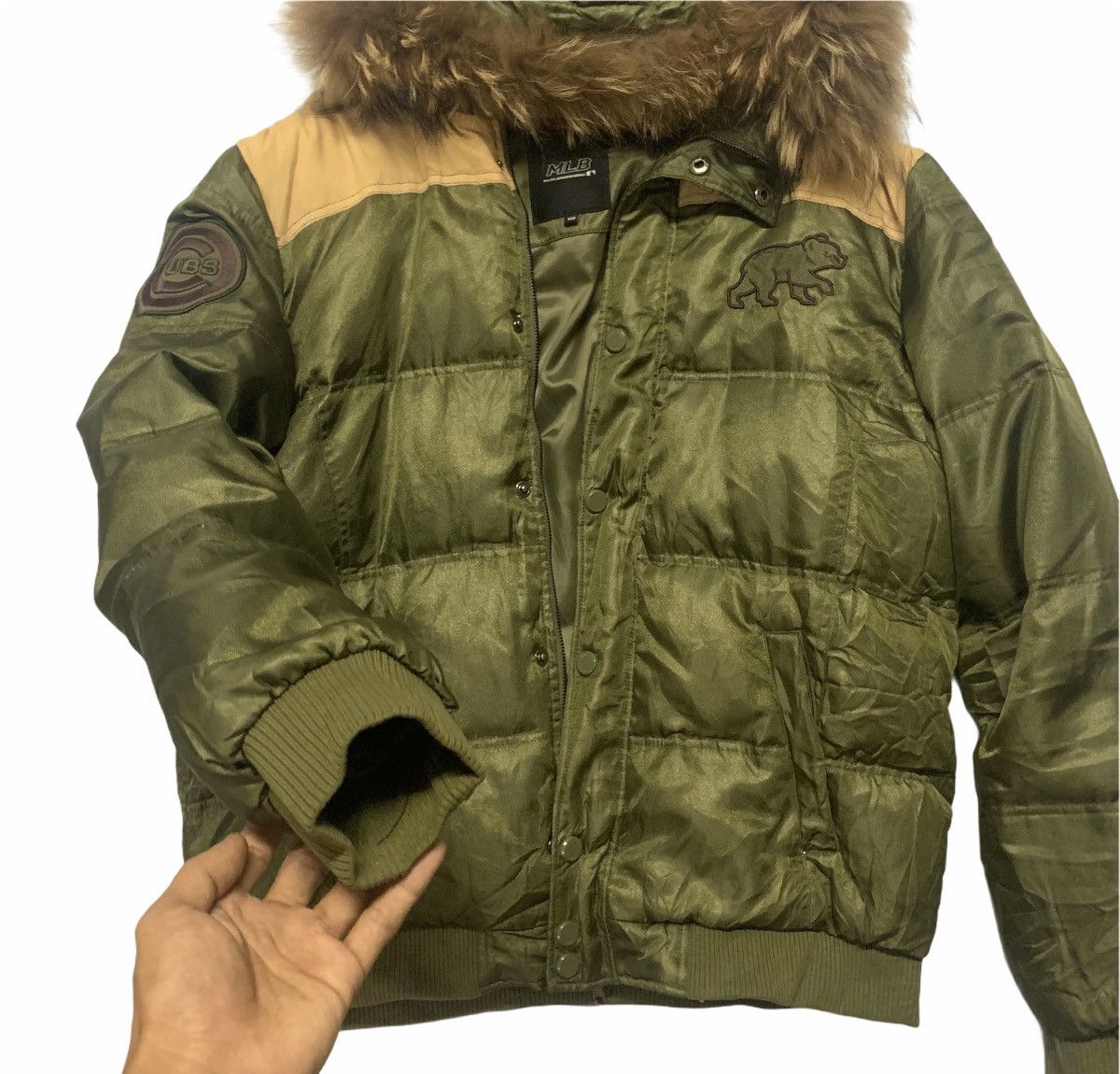 MLB × Sports Specialties ⚡️ OFFERS ACCEPT ⚡️ Chicago Cubs Baseball MLB Puffer Jacket Size US L / EU 52-54 / 3 - 6 Thumbnail