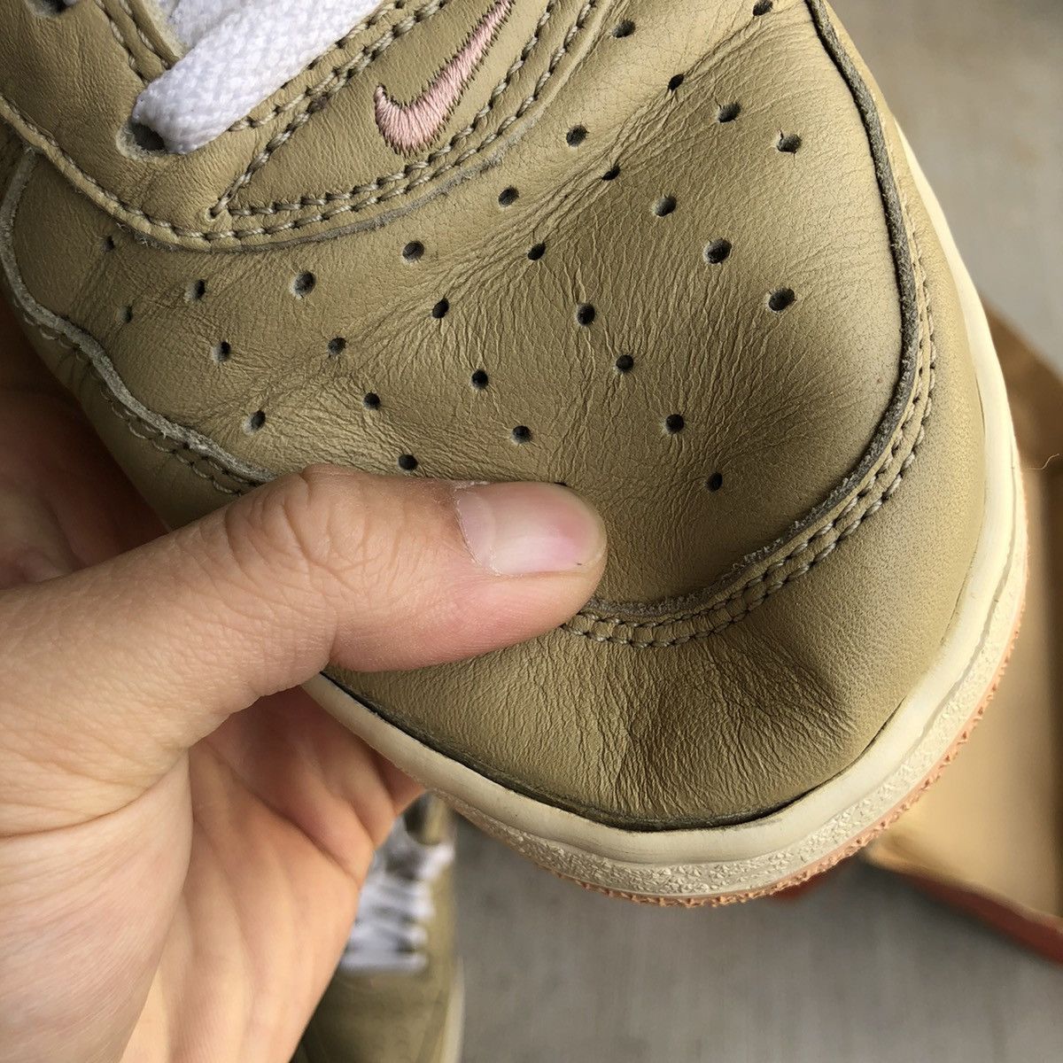 Nike Air Force 1 Low Linen CO.JP 2001 Japan Exclusive 630117-261 Size US 9.5 / EU 42-43 - 7 Thumbnail