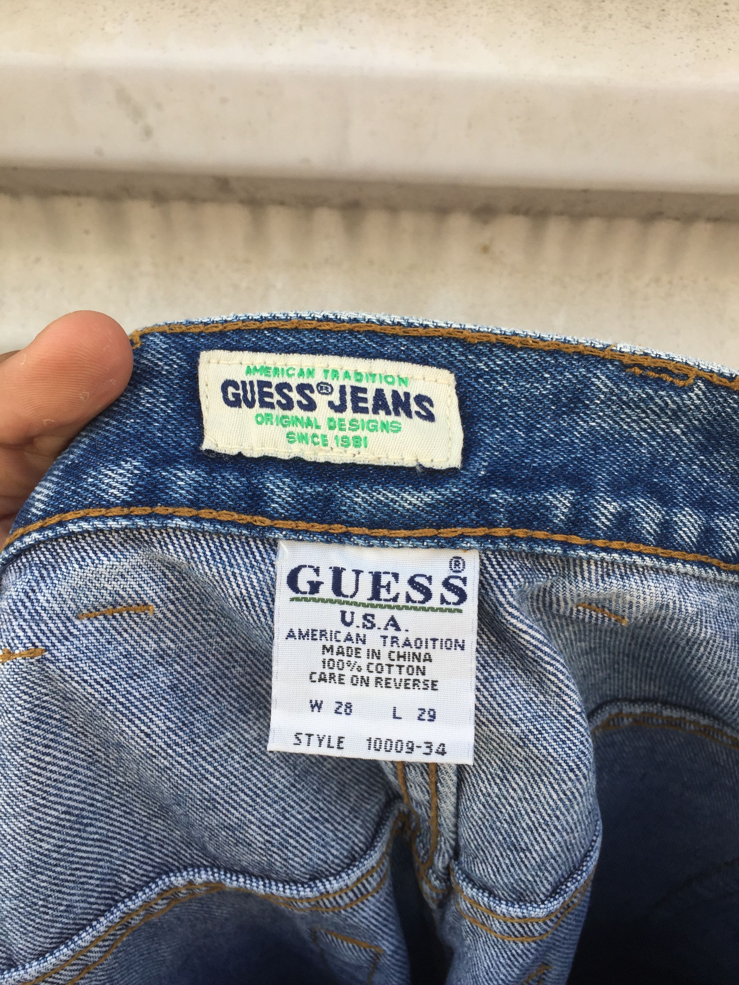 Guess Vintage GUESS Jeans Usa Baggy Denim Blue Size US 28 / EU 44 - 7 Thumbnail