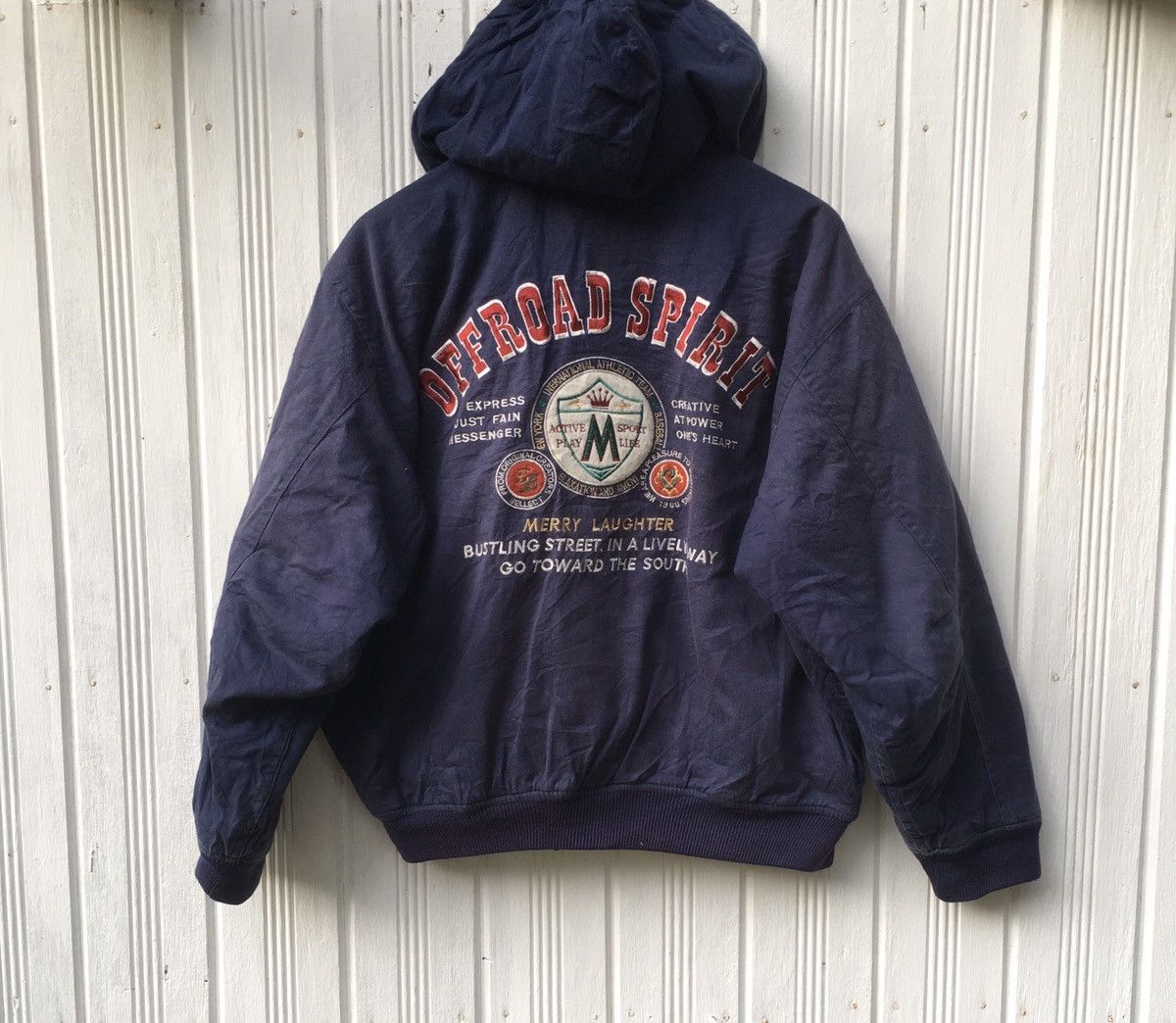 Vintage Off Road Spirit Bomber Jacket