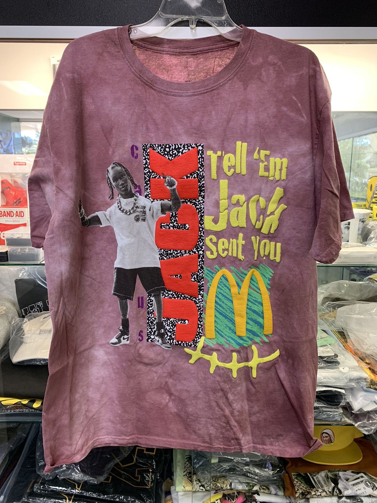 Travis Scott Cactus Jack McDonalds Cactus Pack T-Shirt Sz