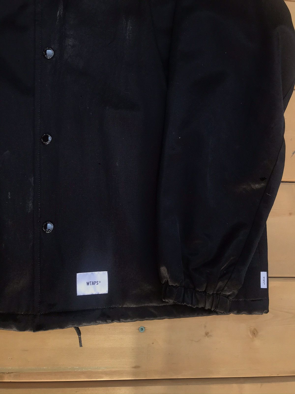 Wtaps WTAPS Greasers / Coaches Raco Satin Black Jacket Size US M / EU 48-50 / 2 - 4 Thumbnail