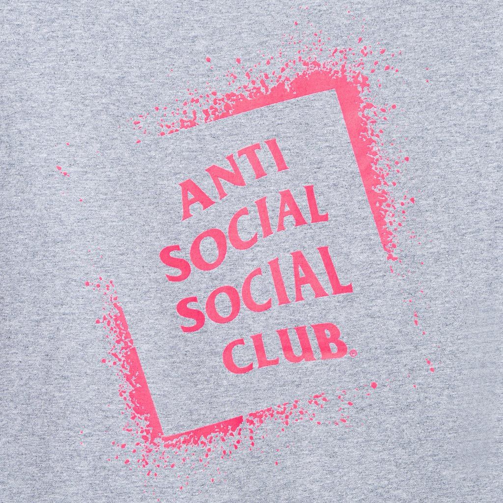 Anti Social Social Club DS Pink ASSC Toy Grey Tee Bape FTP FOG CDG KITH KAWS VLONE Size US M / EU 48-50 / 2 - 3 Thumbnail