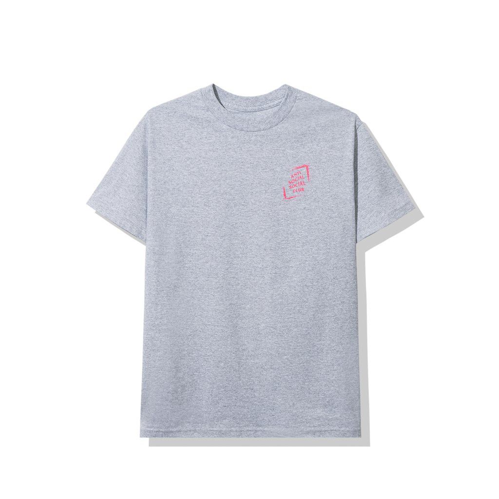 Anti Social Social Club DS Pink ASSC Toy Grey Tee Bape FTP FOG CDG KITH KAWS VLONE Size US M / EU 48-50 / 2 - 4 Thumbnail