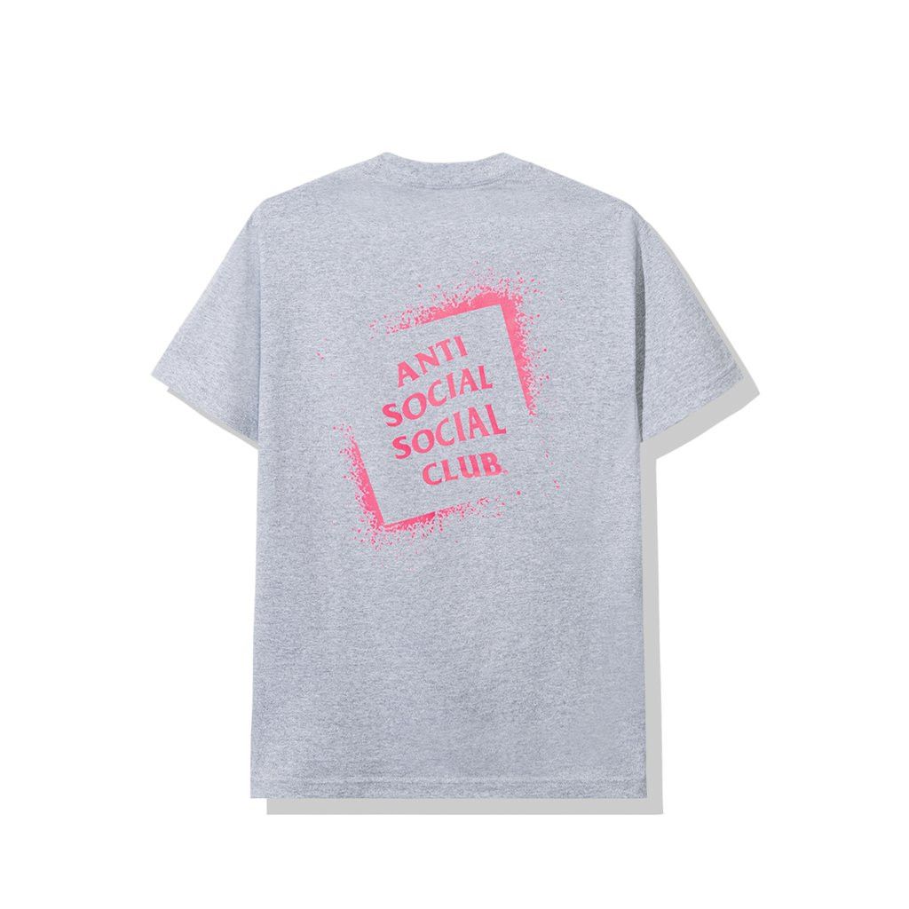 Anti Social Social Club DS Pink ASSC Toy Grey Tee Bape FTP FOG CDG KITH KAWS VLONE Size US M / EU 48-50 / 2 - 6 Thumbnail