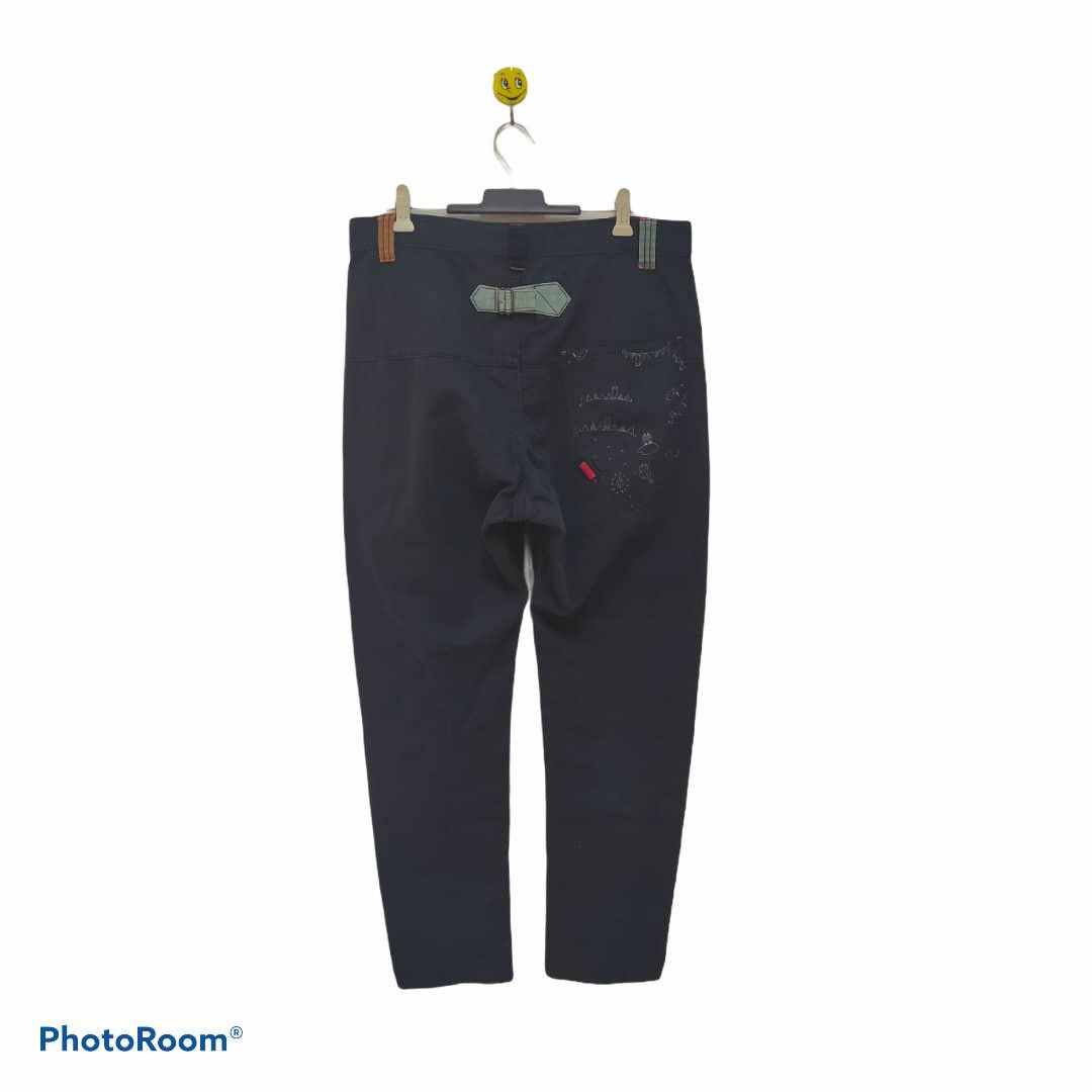 Designer pou dou dou pants trouser art animal motive Size US 33 - 2 Thumbnail