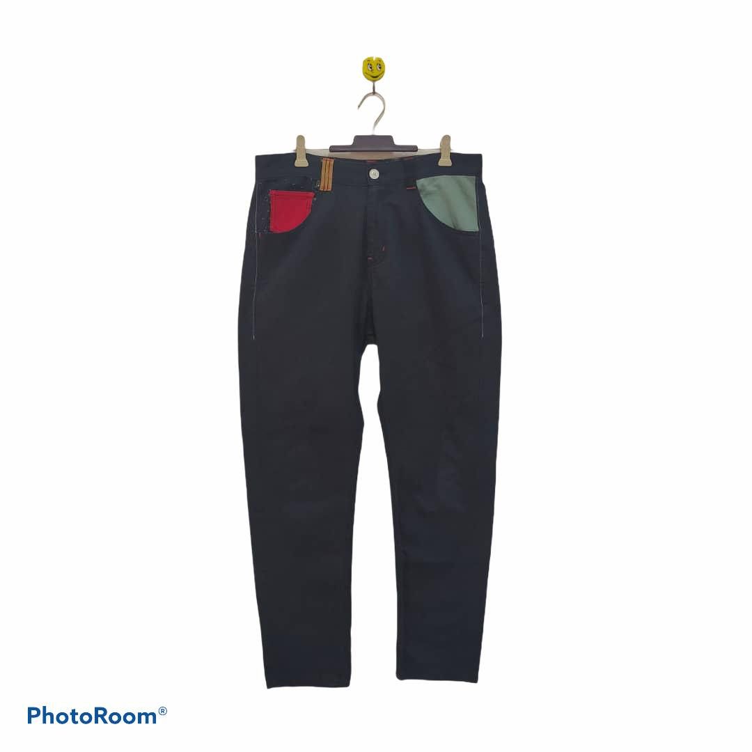 Designer pou dou dou pants trouser art animal motive Size US 33 - 1 Thumbnail
