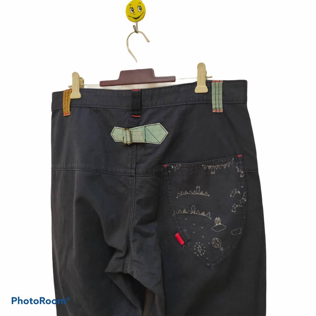 Designer pou dou dou pants trouser art animal motive Size US 33 - 3 Thumbnail