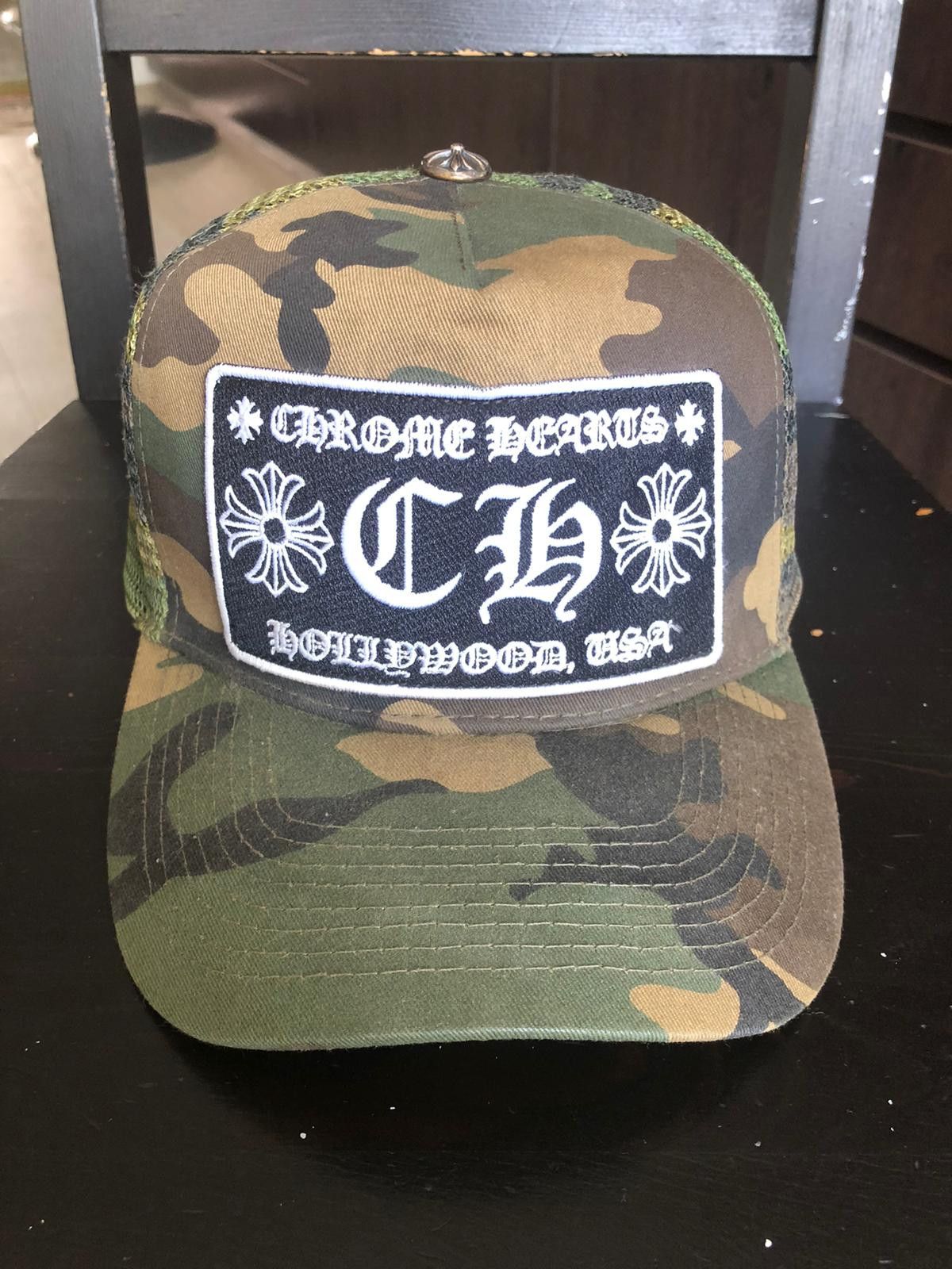 Chrome Hearts Chrome Hearts Camo Trucker Cap | Grailed