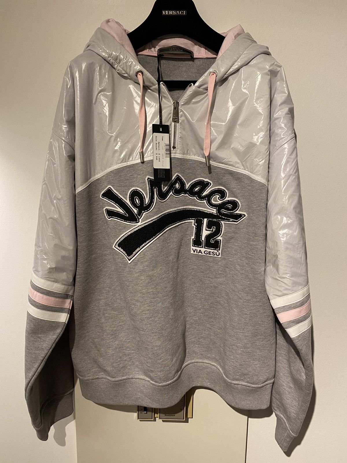 Versace $1,850 New Limited Edition Super Runway Versace Logo Hoodie Size US L / EU 52-54 / 3 - 4 Thumbnail