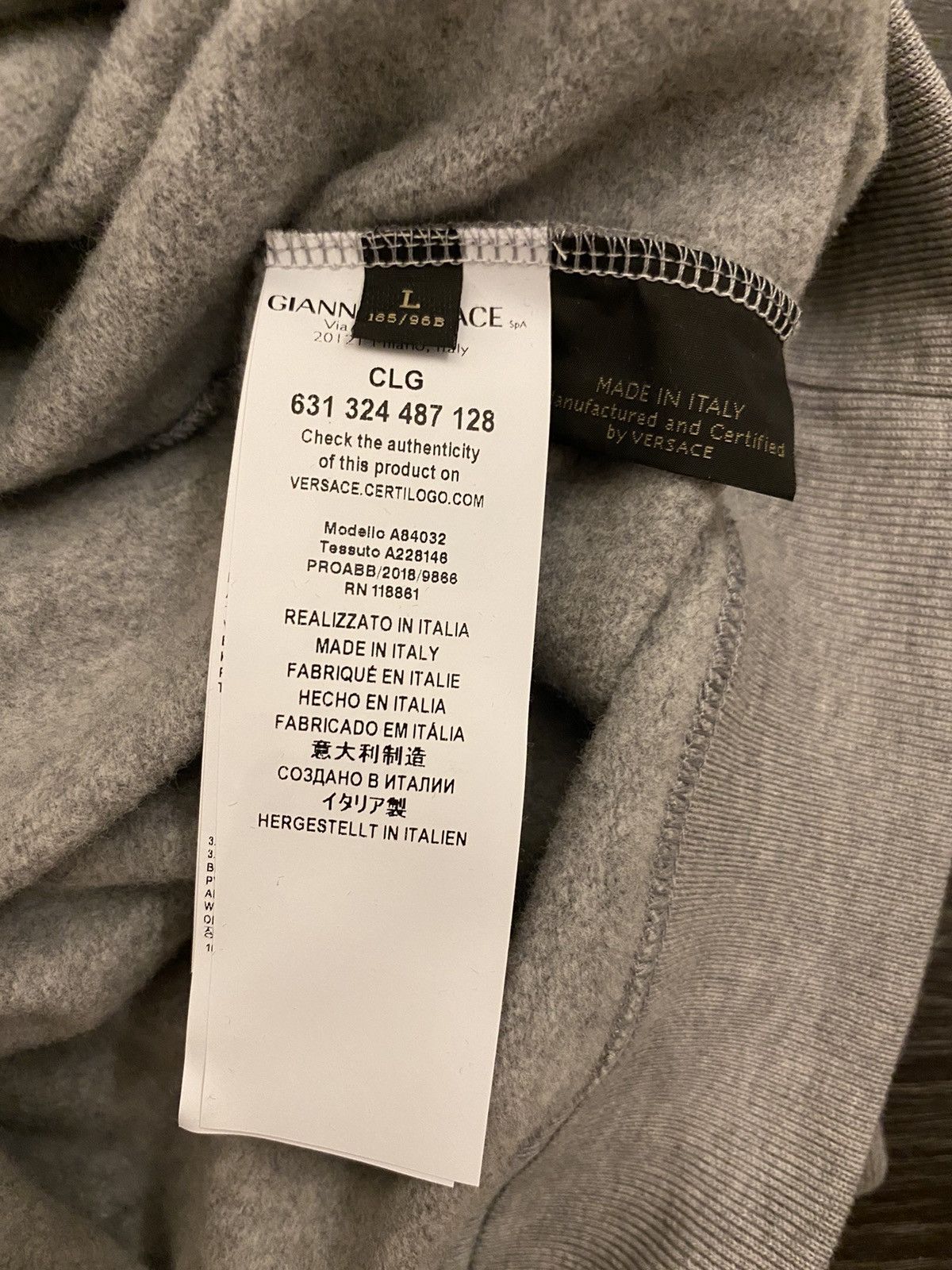 Versace $1,850 New Limited Edition Super Runway Versace Logo Hoodie Size US L / EU 52-54 / 3 - 10 Thumbnail