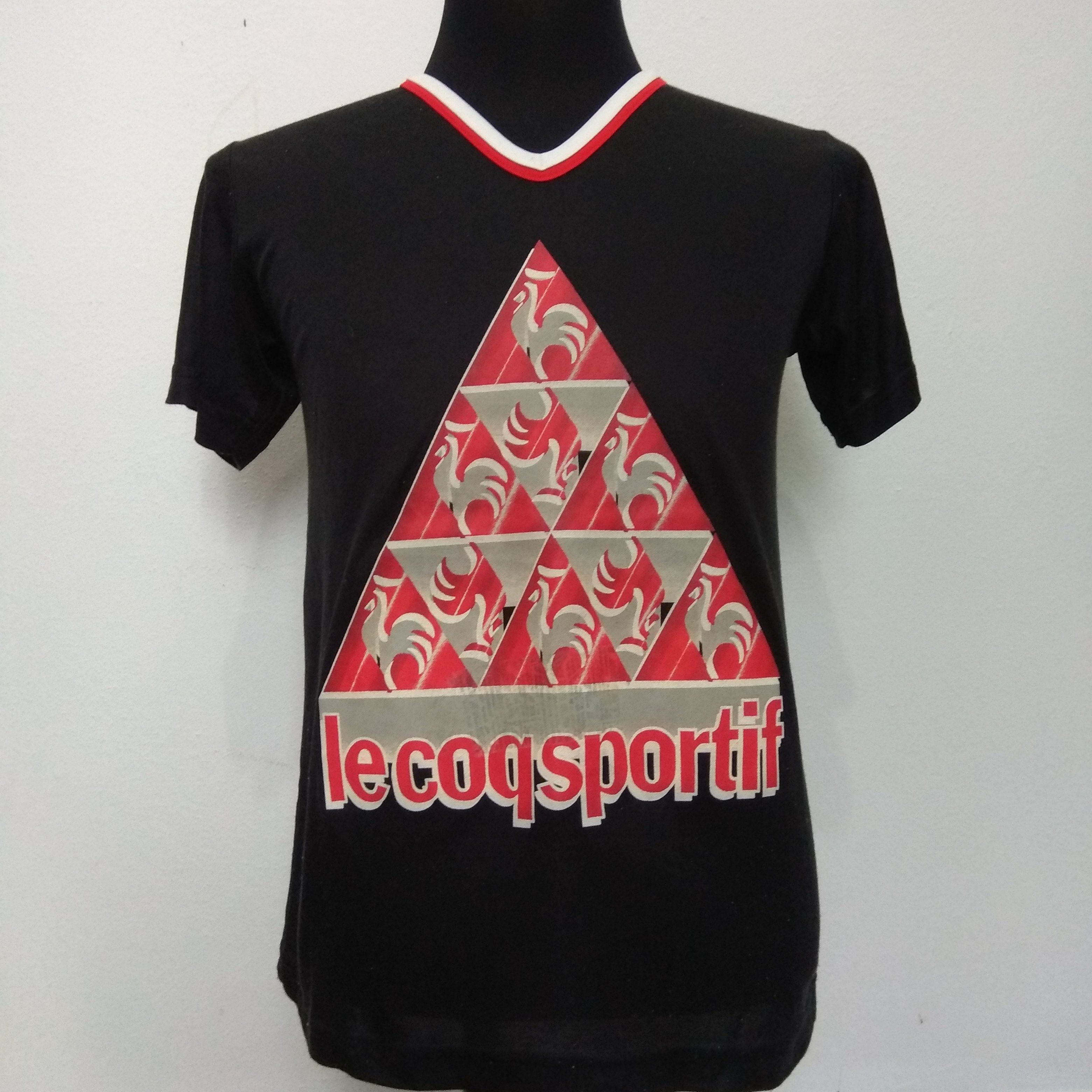Le Coq Sportif × Vintage Vintage Le Coq Sportif USA T-shirt Size US L / EU 52-54 / 3 - 1 Thumbnail