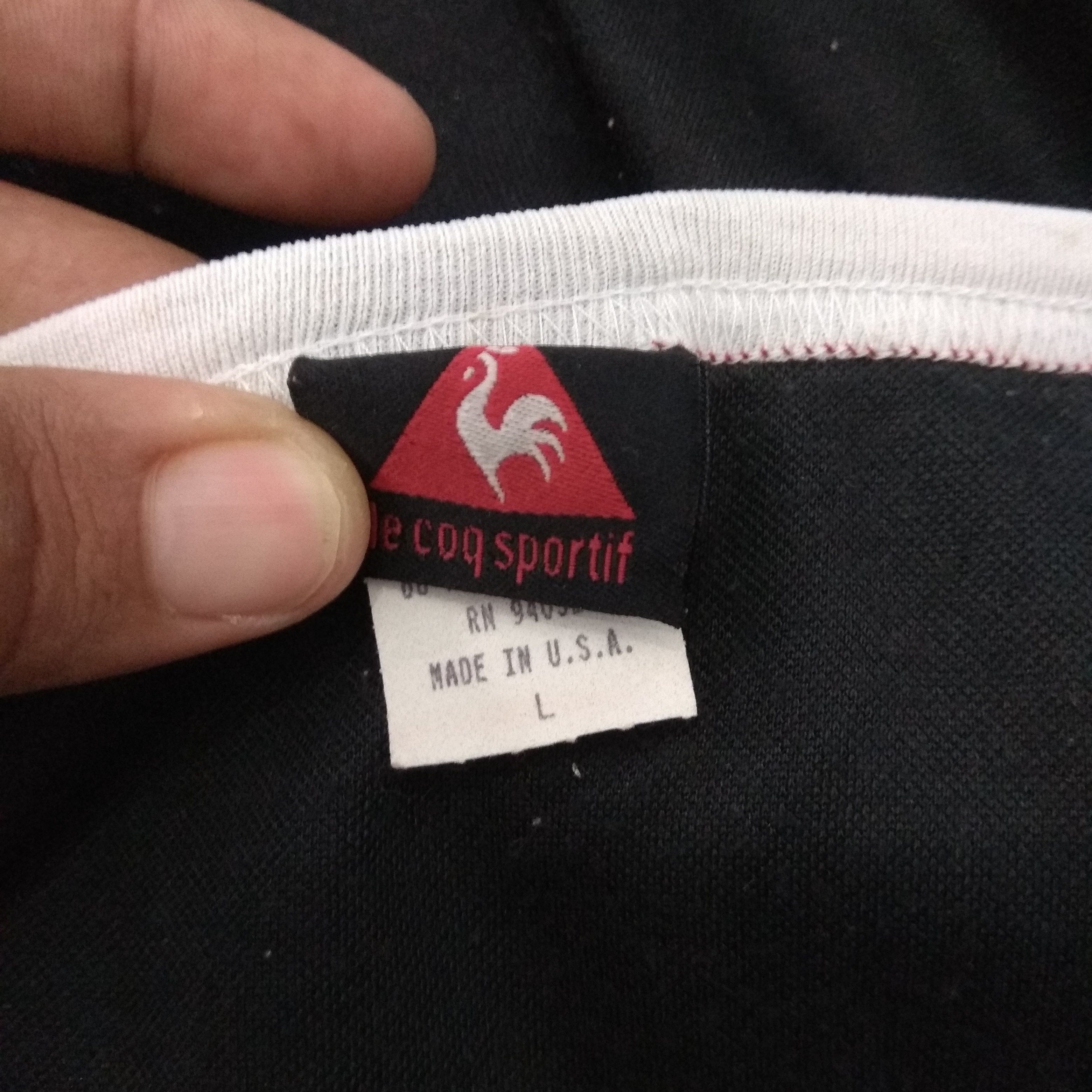 Le Coq Sportif × Vintage Vintage Le Coq Sportif USA T-shirt Size US L / EU 52-54 / 3 - 3 Thumbnail